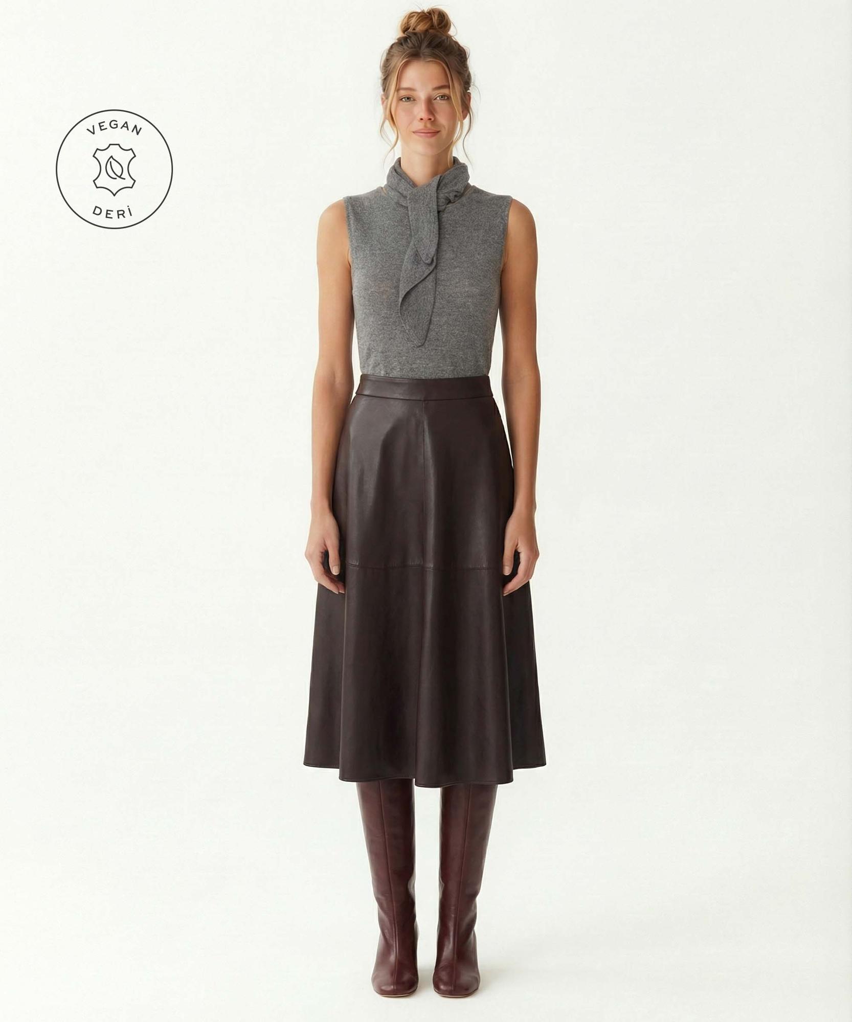 YARGICI Kloş Normal Bel Etek