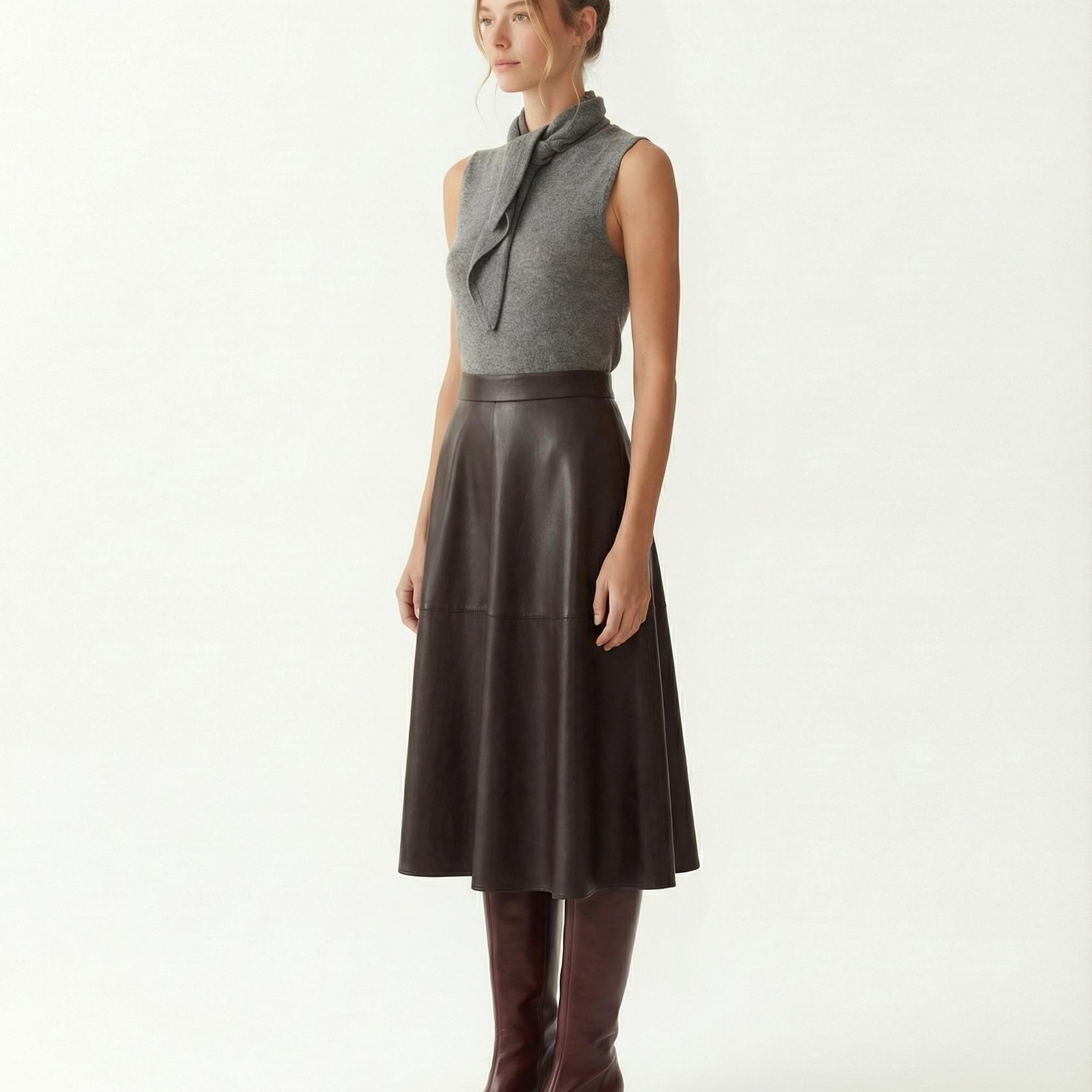 YARGICI Kloş Normal Bel Etek