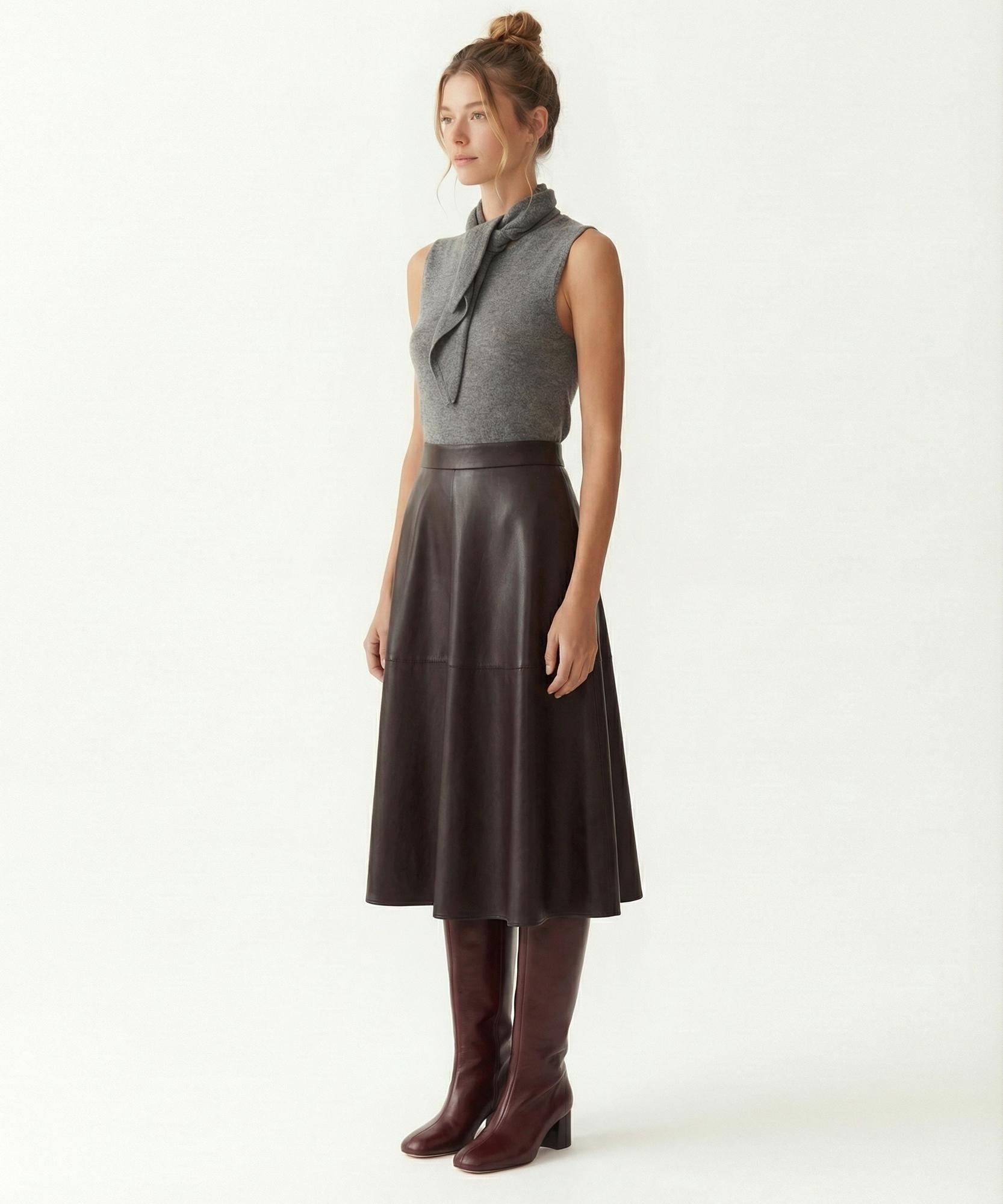 YARGICI Kloş Normal Bel Etek