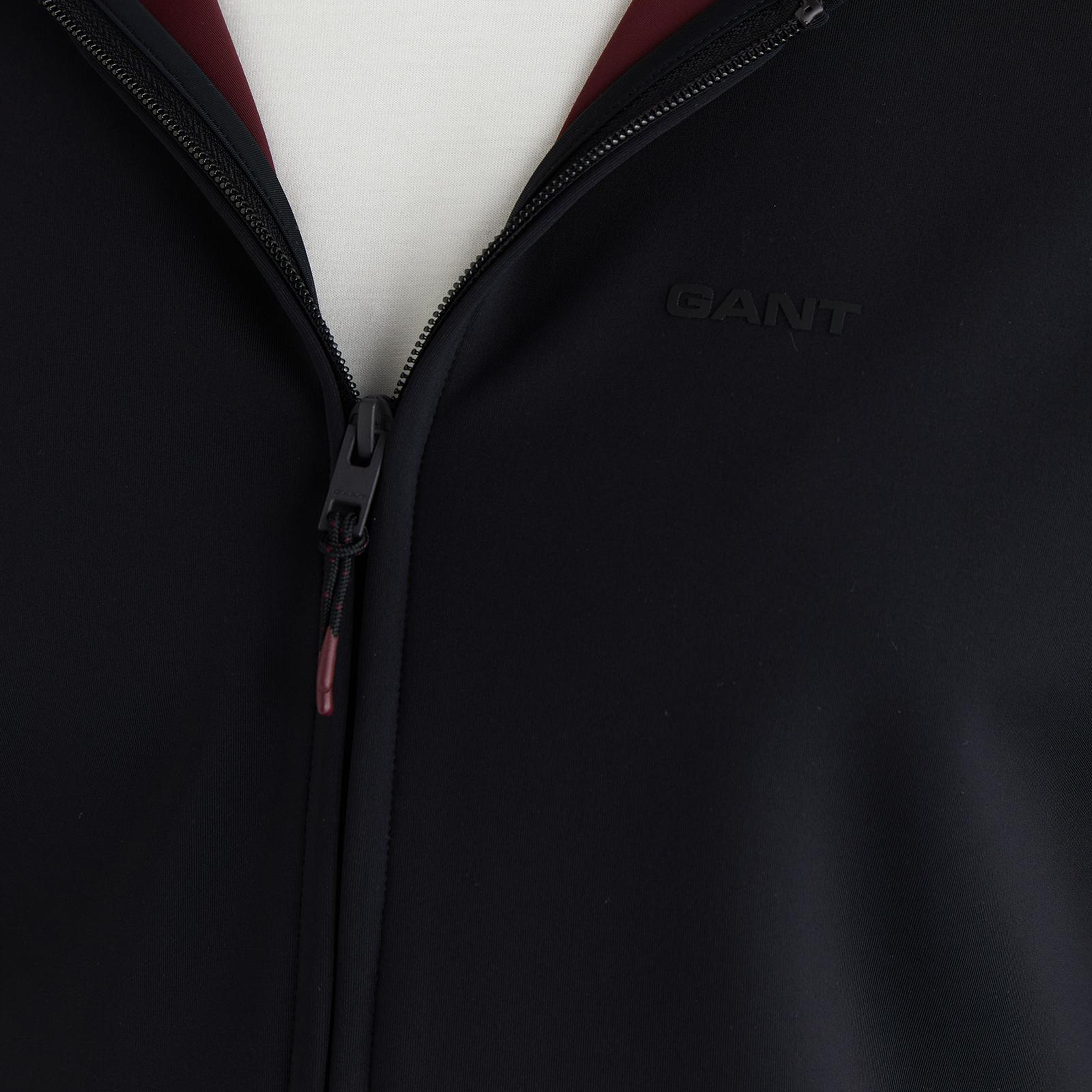 GANT Erkek Siyah Regular Fit Fermuarlı Ceket