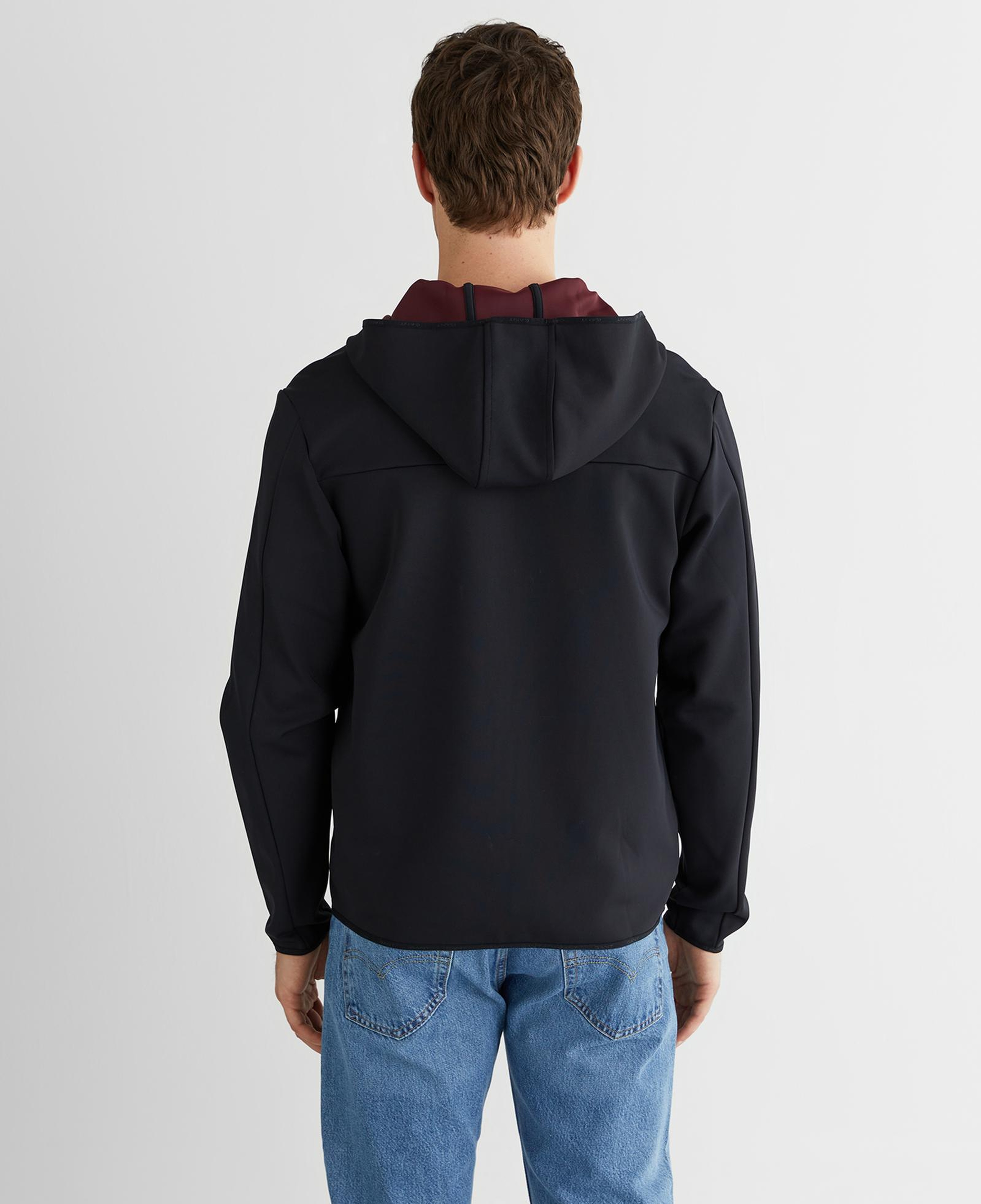 GANT Erkek Siyah Regular Fit Fermuarlı Ceket