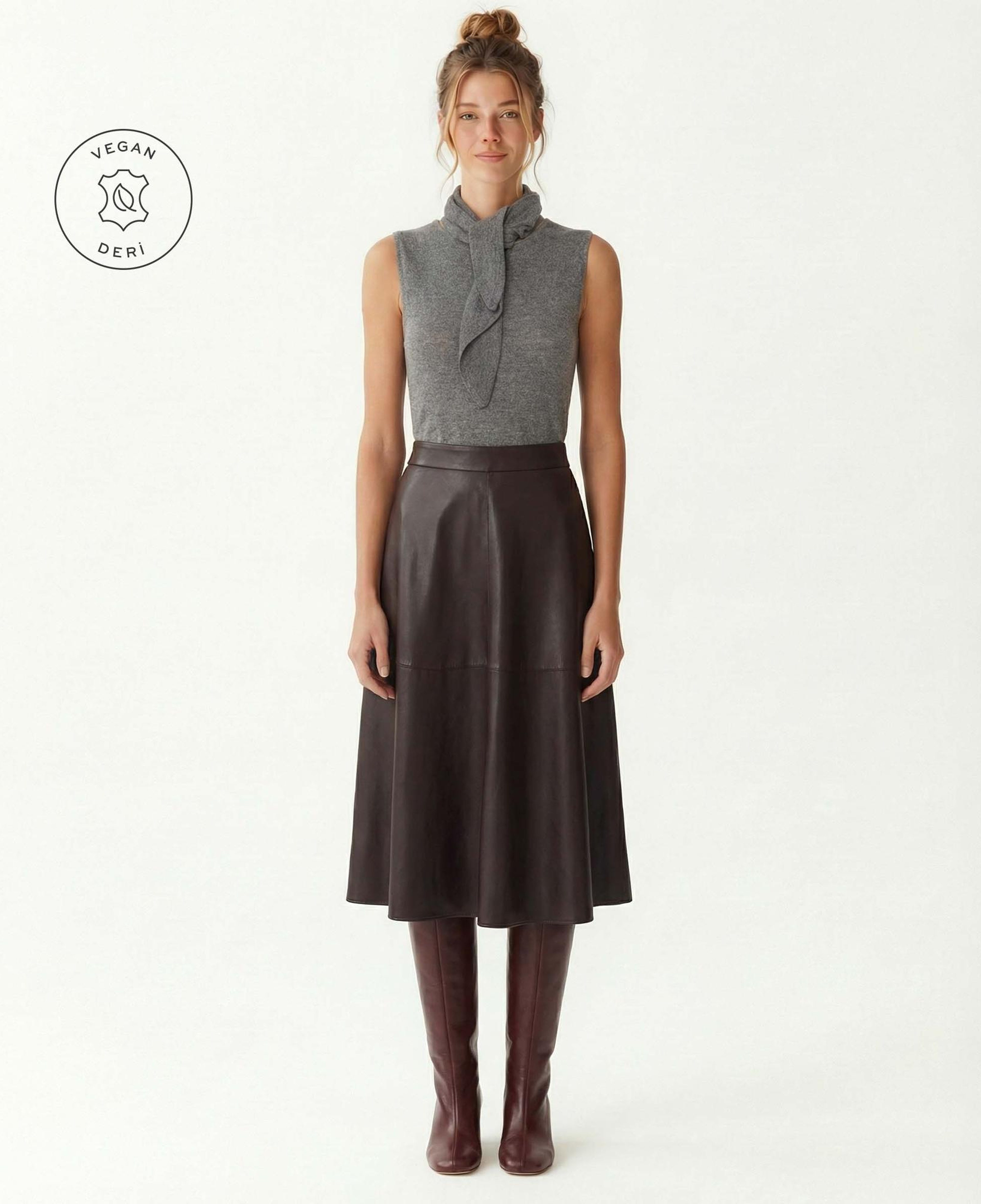 YARGICI Kloş Normal Bel Etek