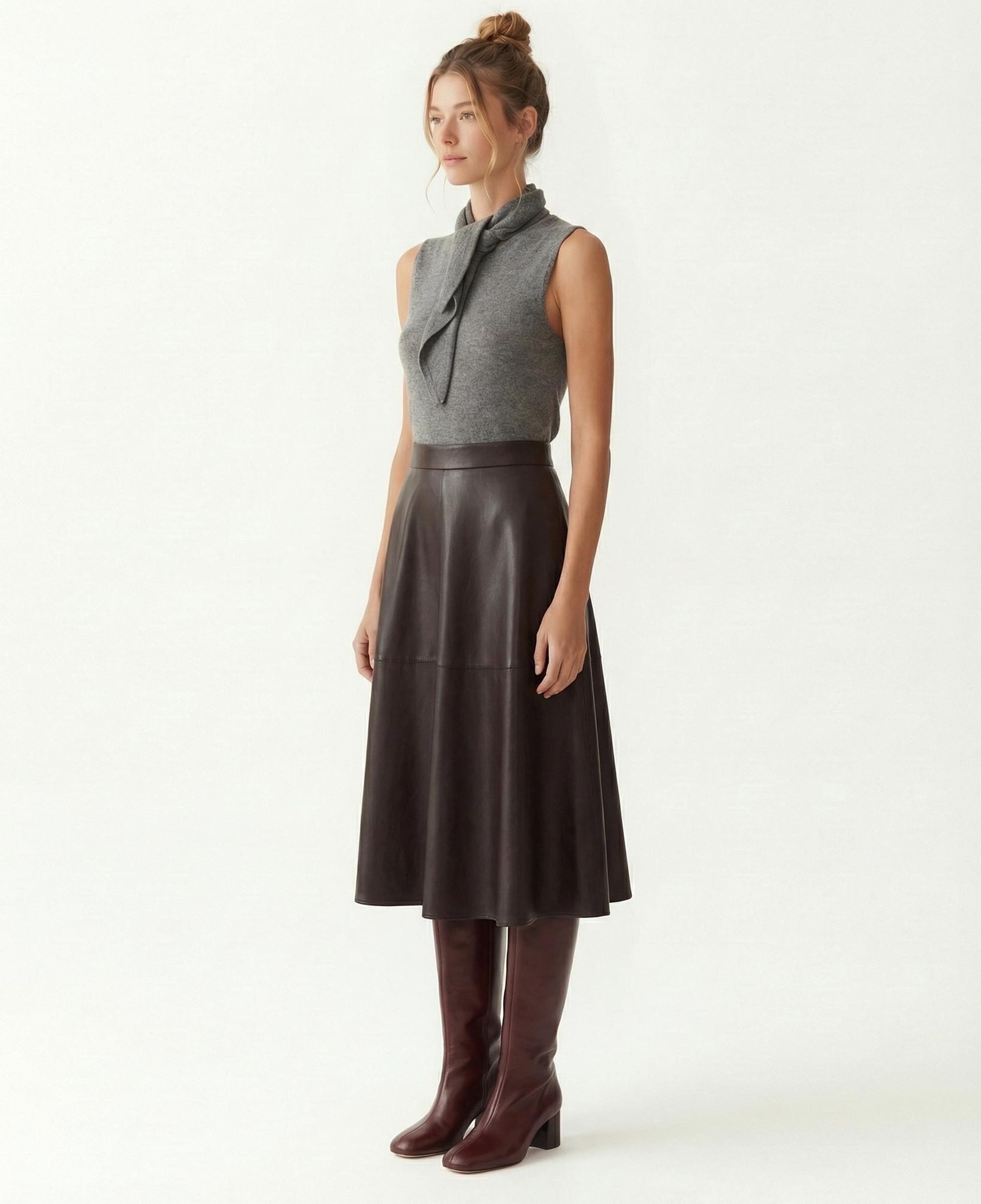 YARGICI Kloş Normal Bel Etek