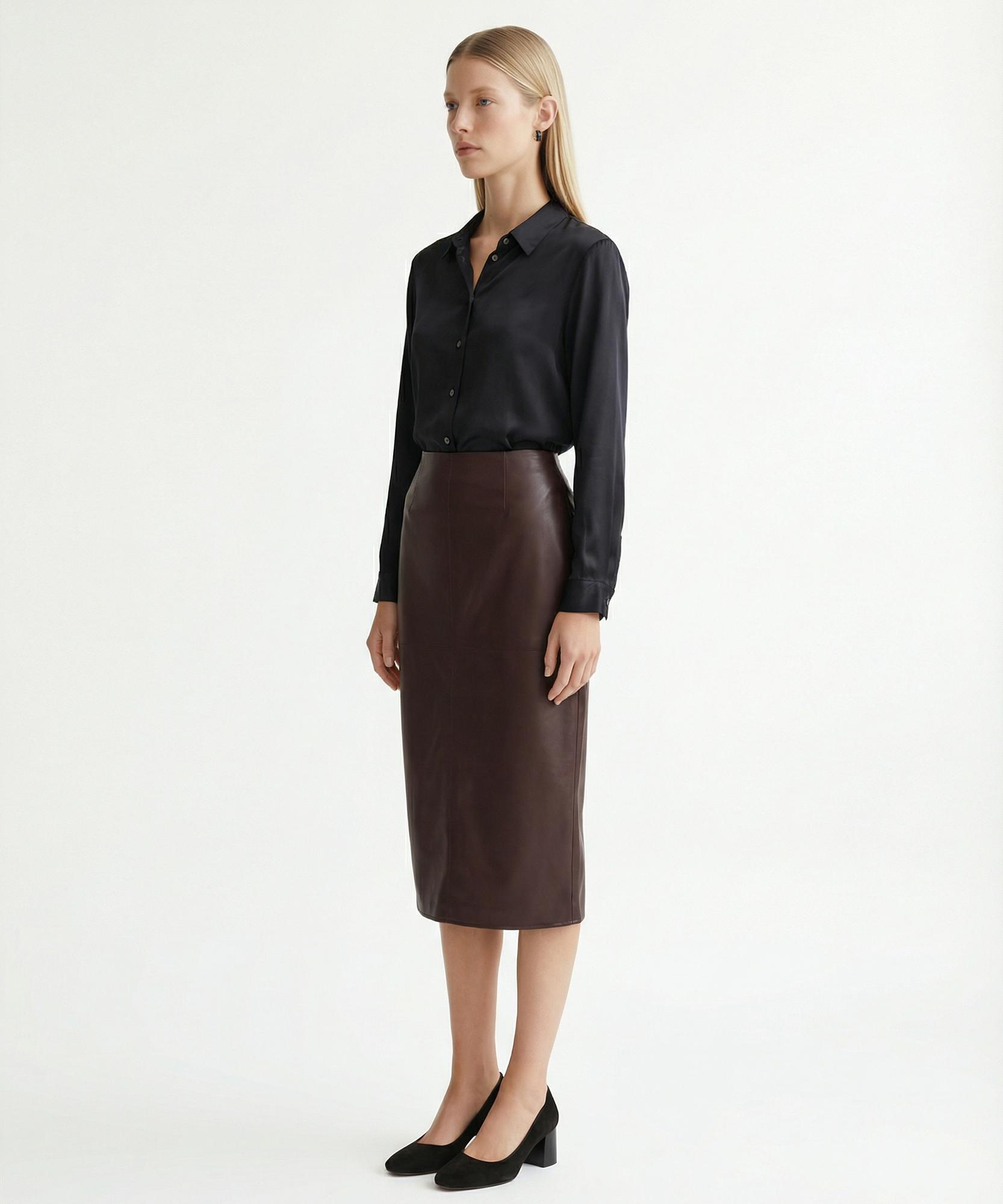 YARGICI Kalem Yüksek Bel Etek