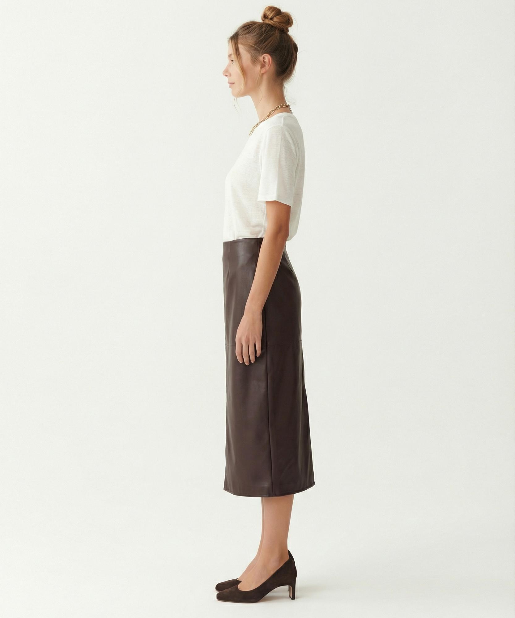 YARGICI Kalem Yüksek Bel Etek