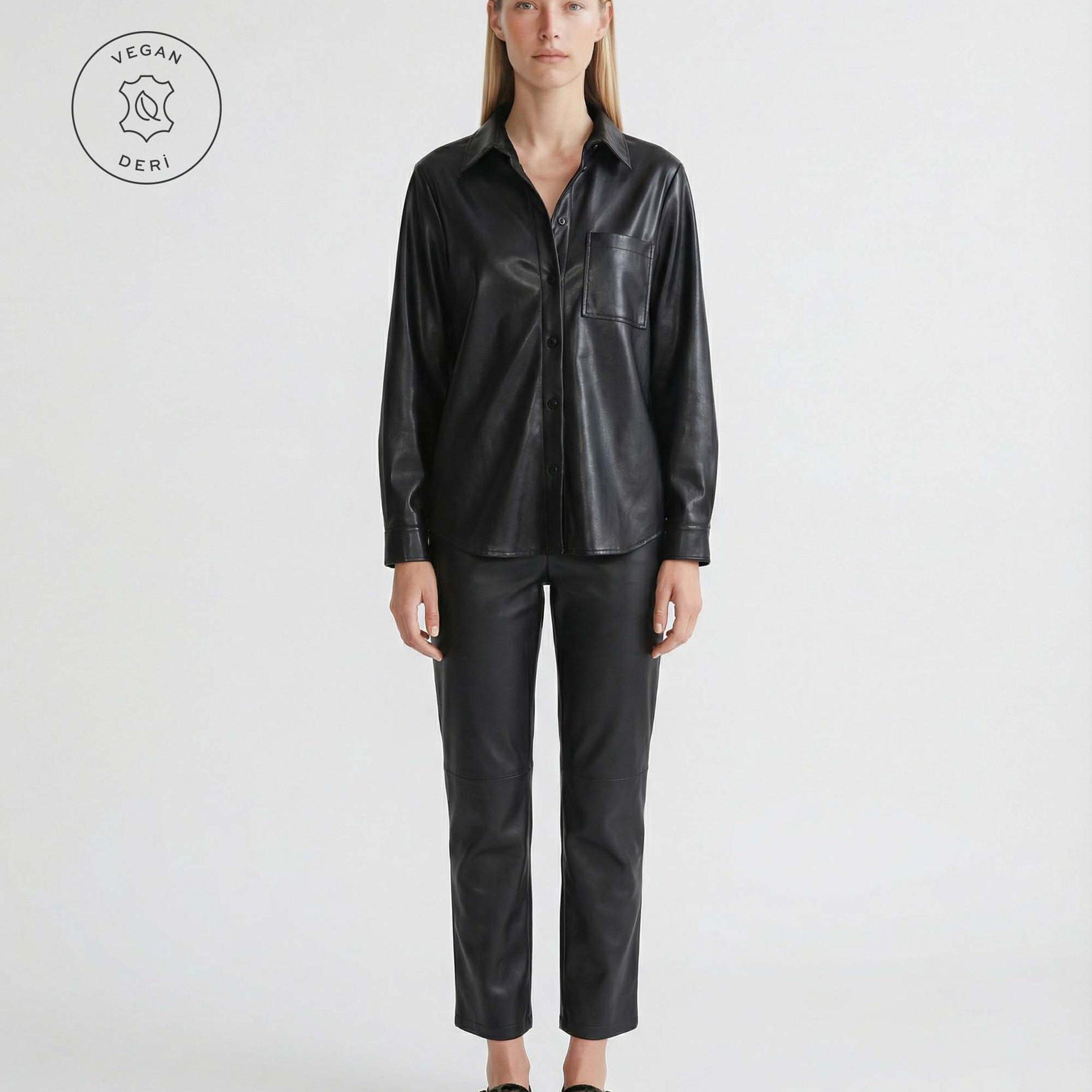 YARGICI Boyfriend Gömlek Yaka Uzun Kol Gömlek