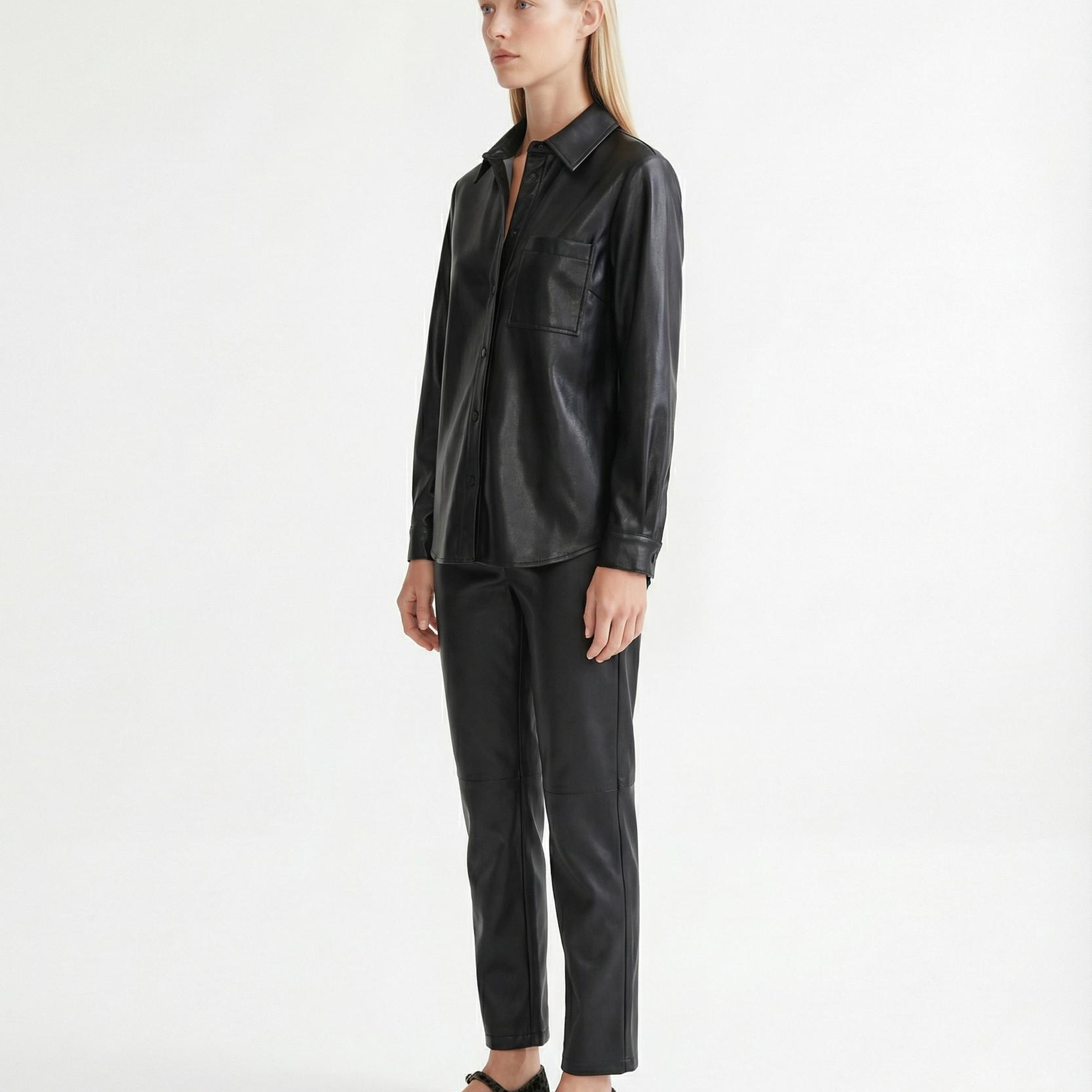 YARGICI Boyfriend Gömlek Yaka Uzun Kol Gömlek