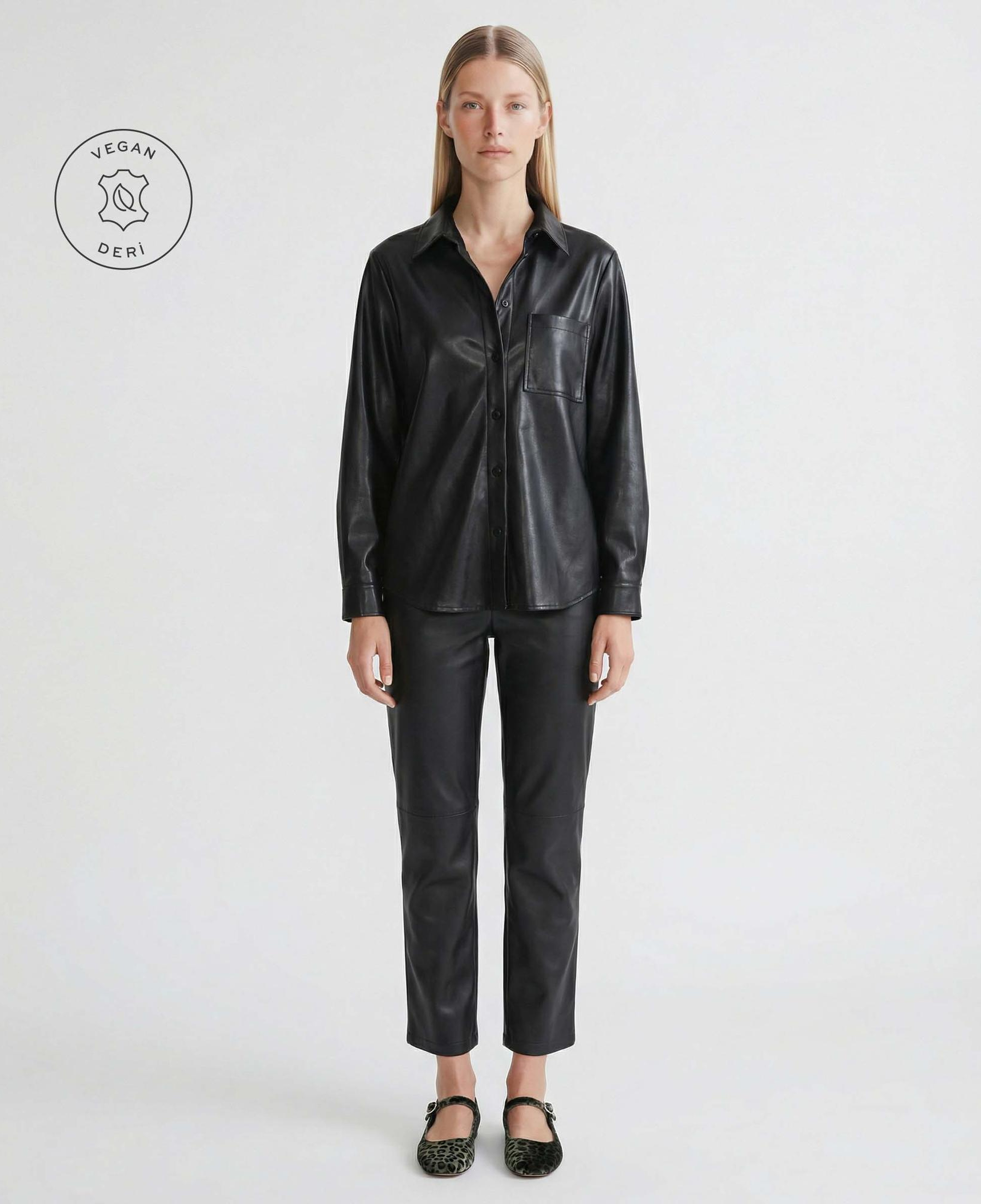 YARGICI Boyfriend Gömlek Yaka Uzun Kol Gömlek