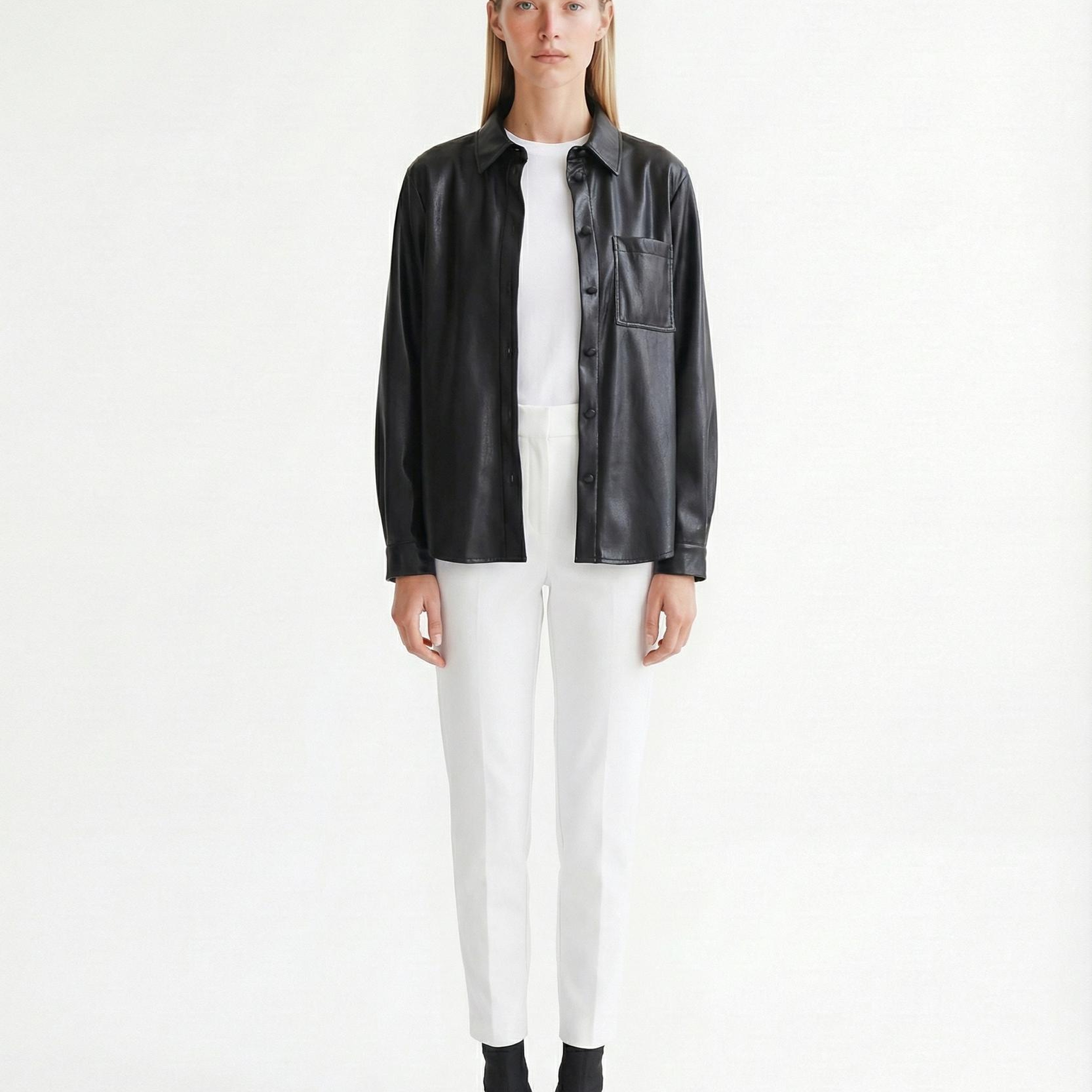 YARGICI Boyfriend Gömlek Yaka Uzun Kol Gömlek