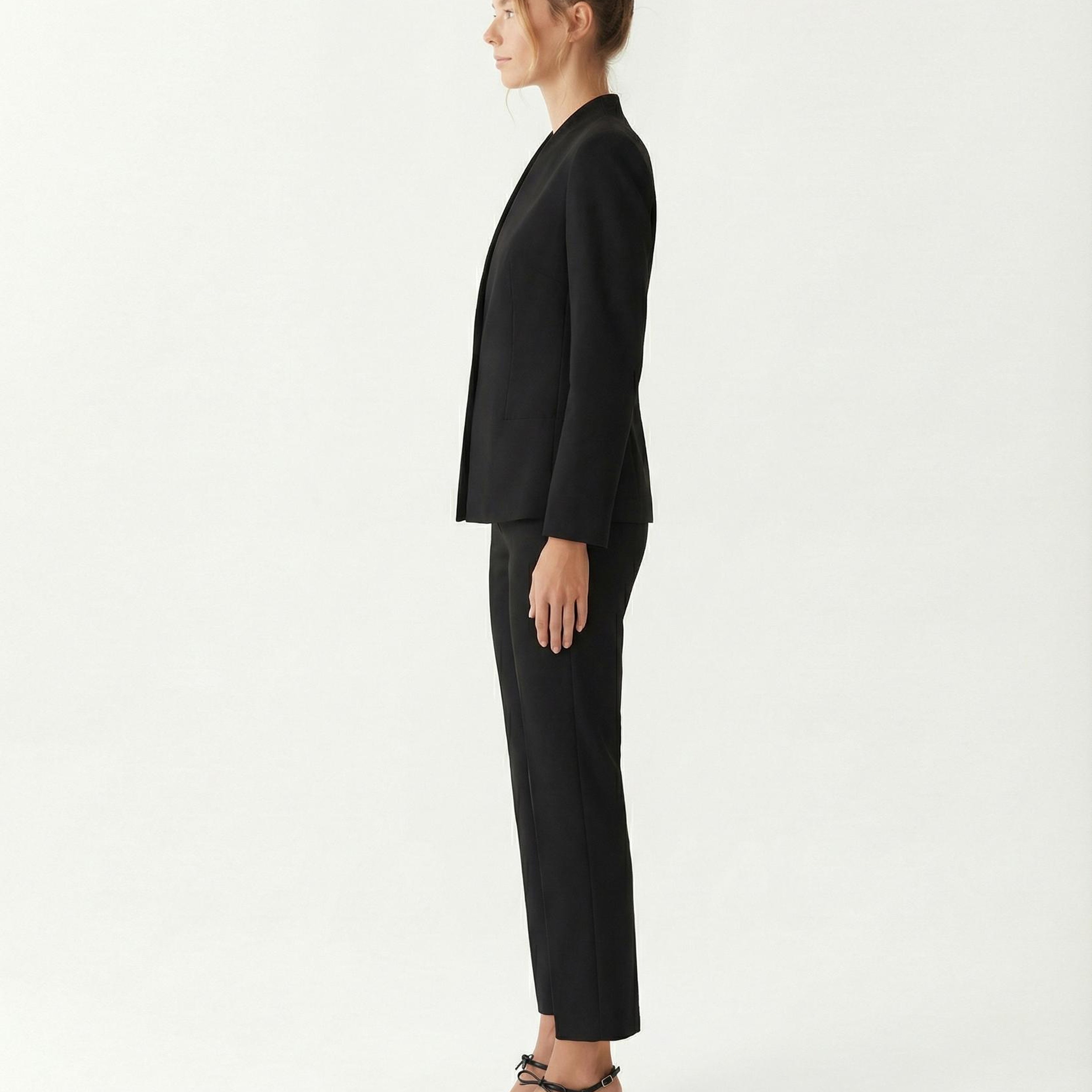 YARGICI Düz Yüksek Bel Pantolon