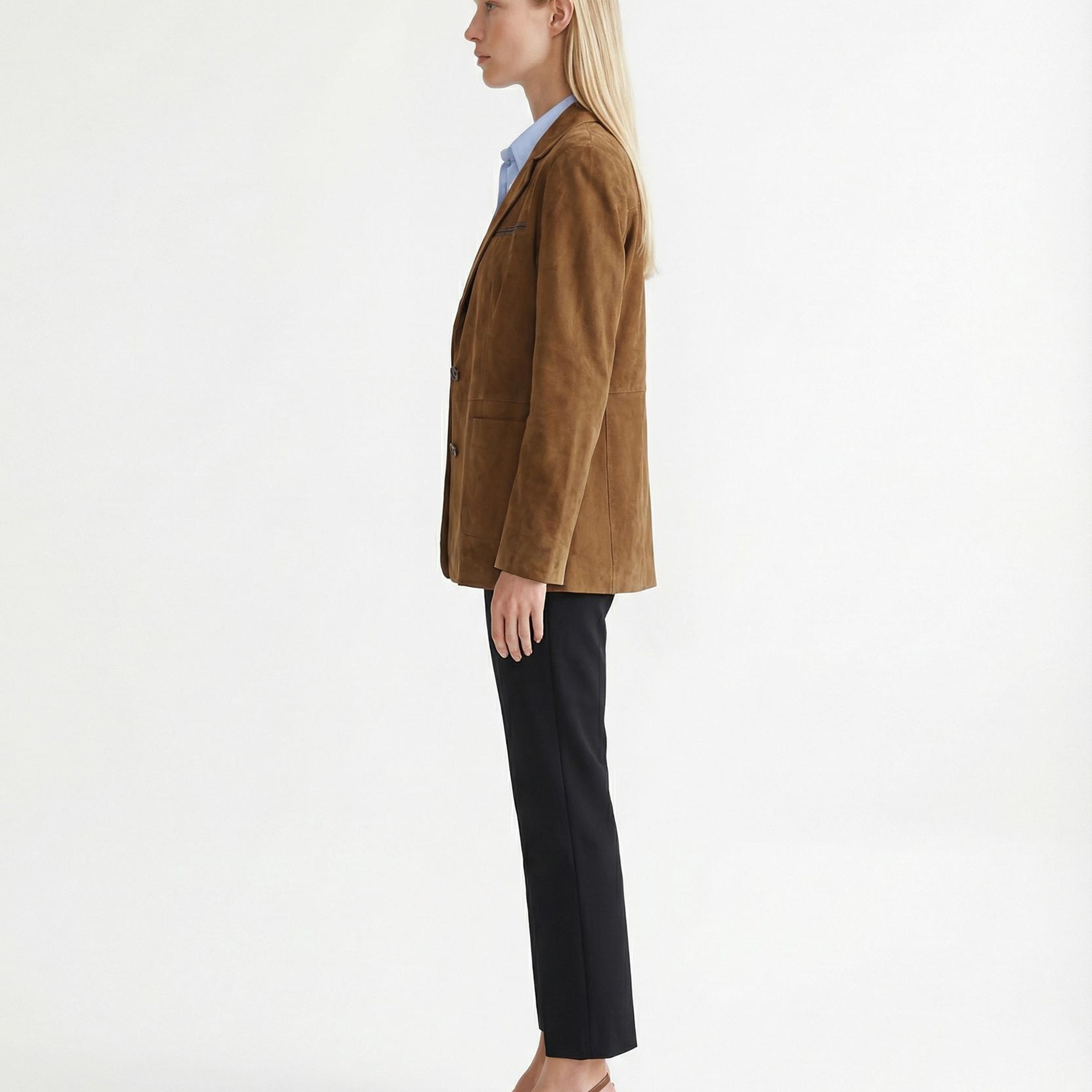 YARGICI Düz Yüksek Bel Pantolon