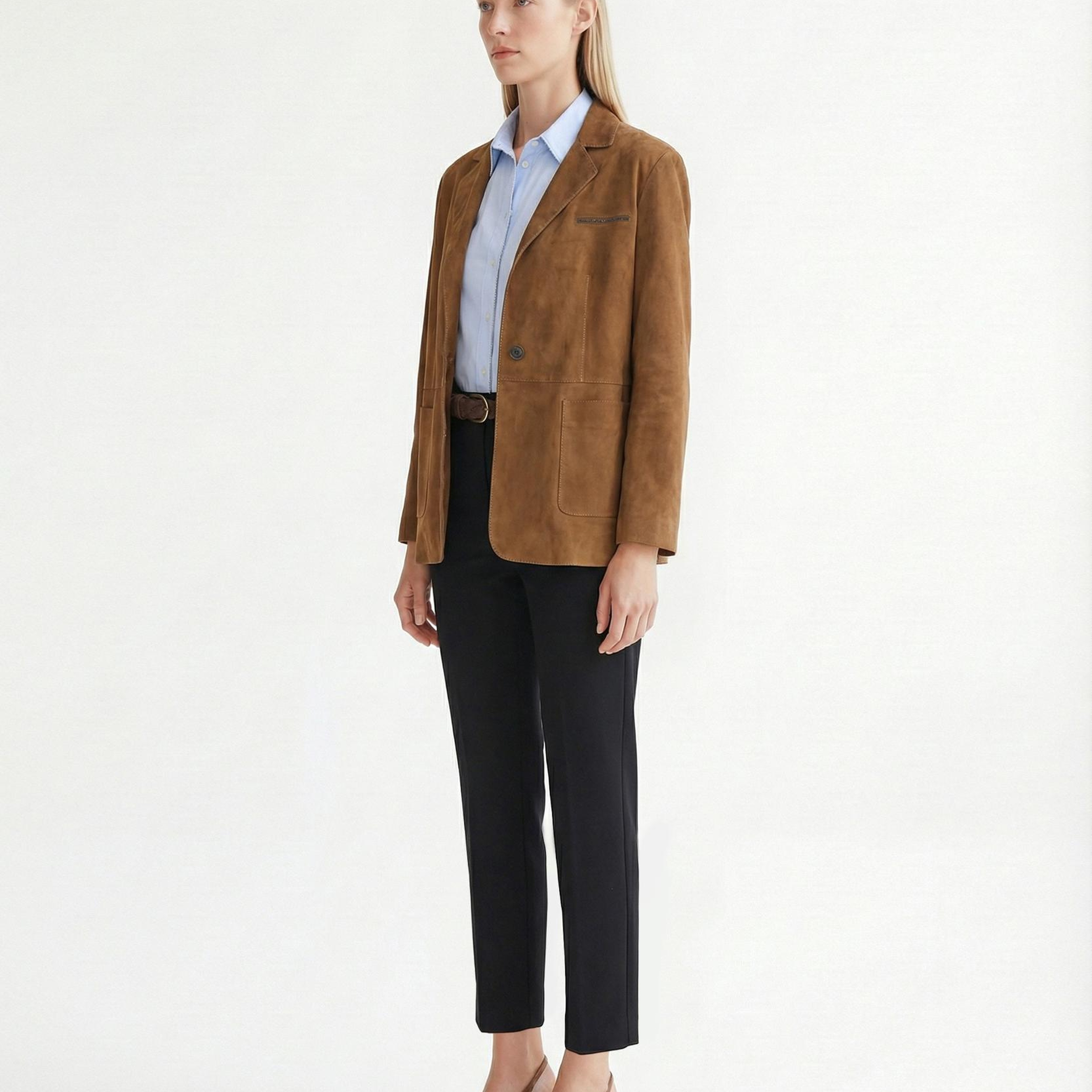 YARGICI Düz Yüksek Bel Pantolon