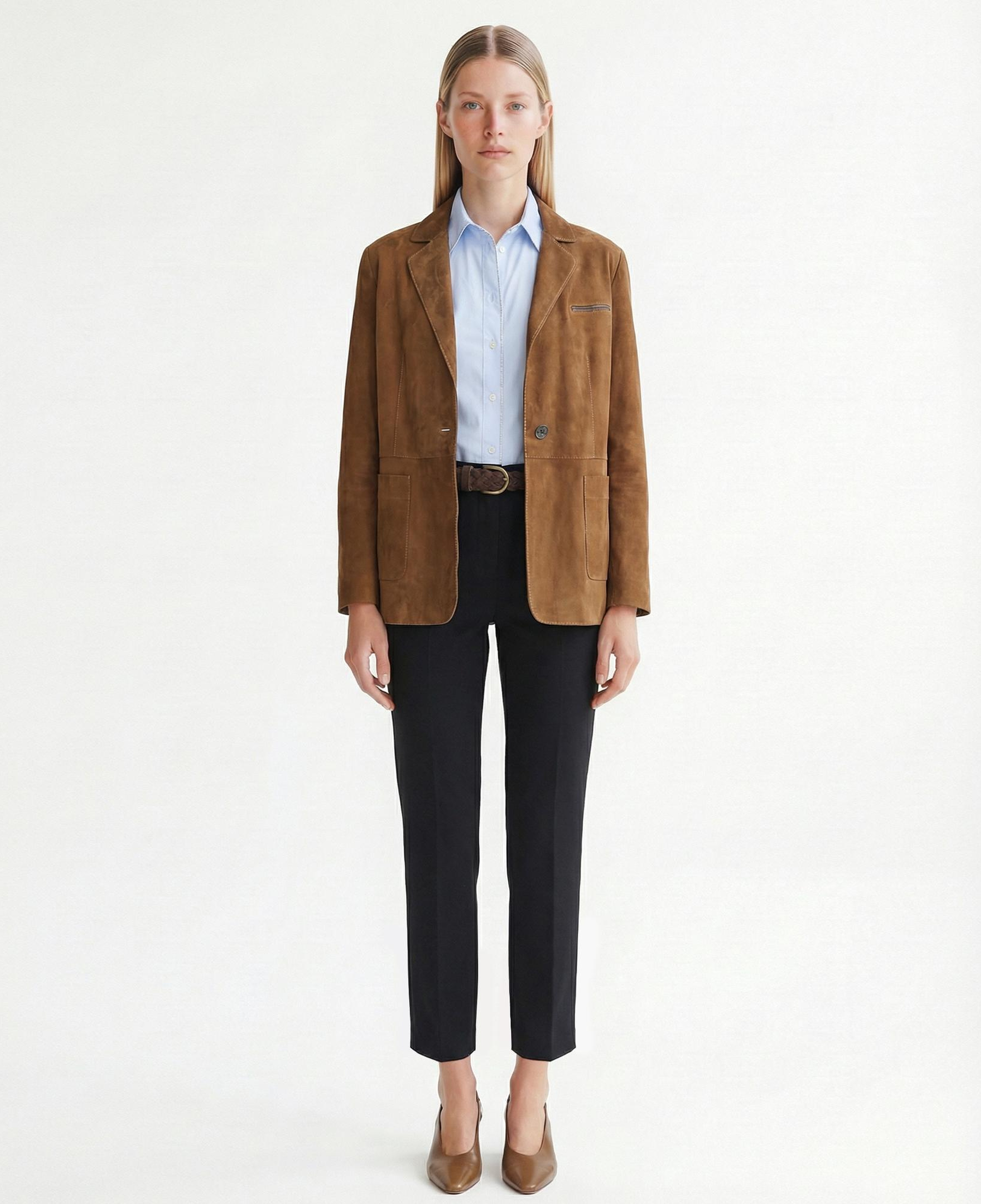 YARGICI Düz Yüksek Bel Pantolon