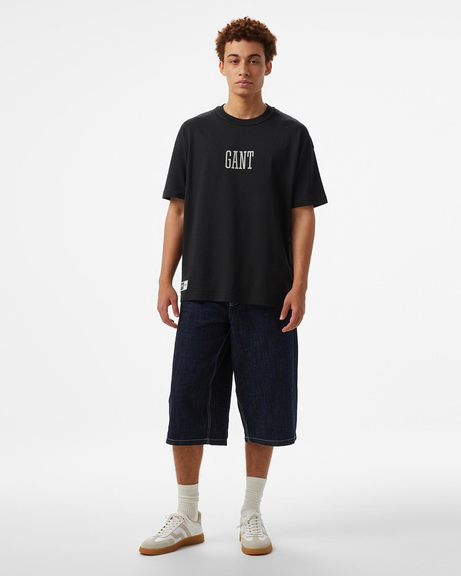 GANT Erkek Siyah T-Shirt