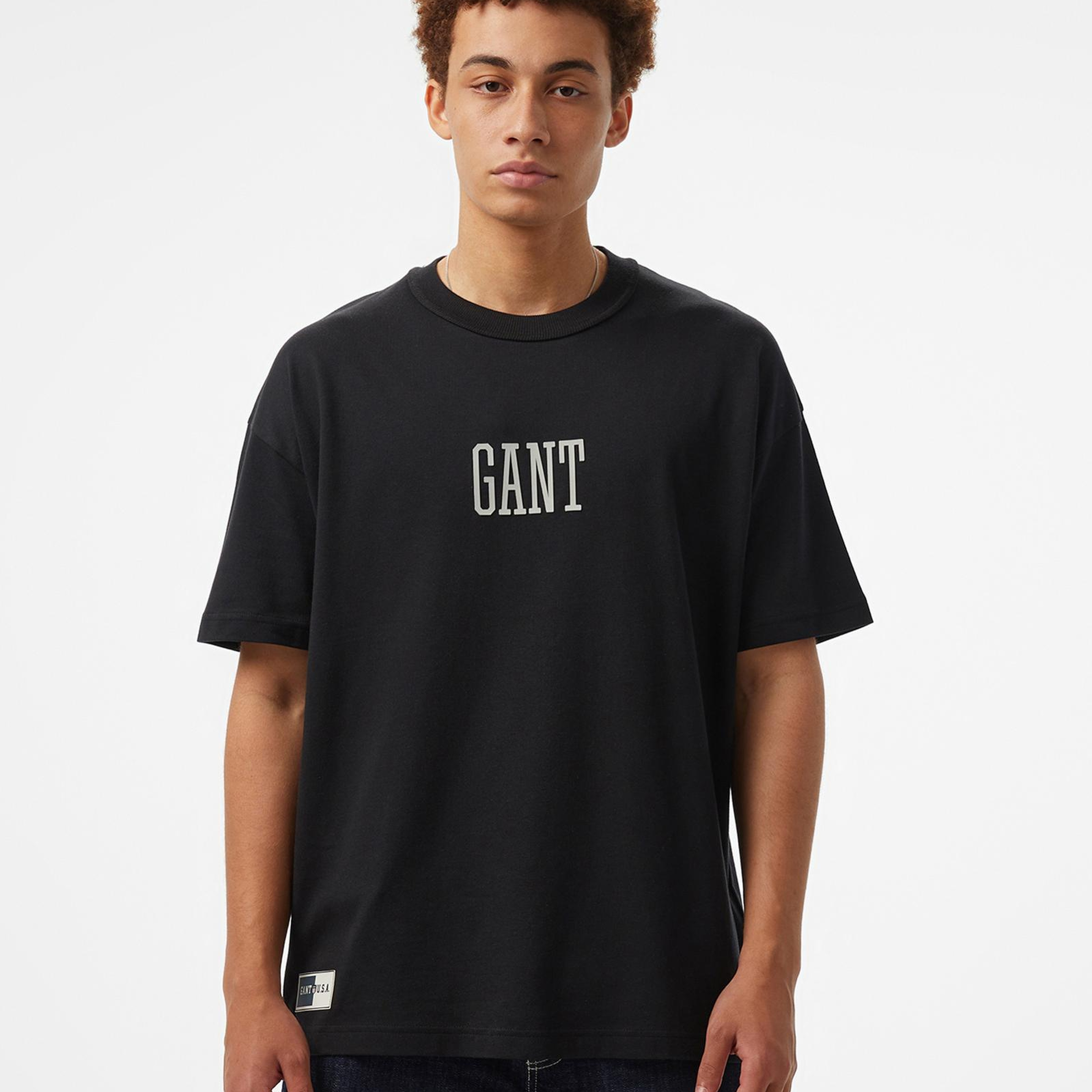 GANT Erkek Siyah T-Shirt