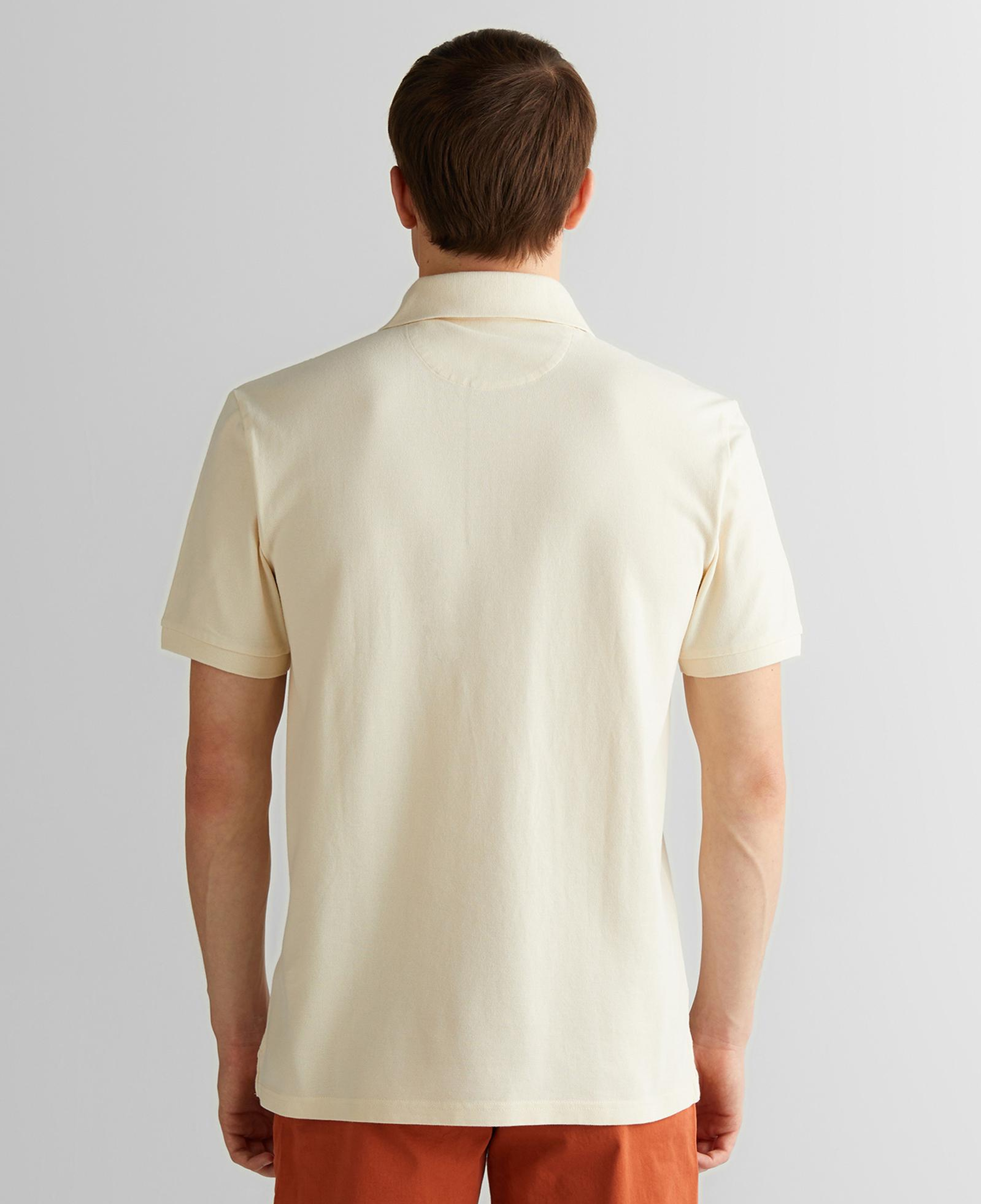 GANT Erkek Krem Regular Fit Polo