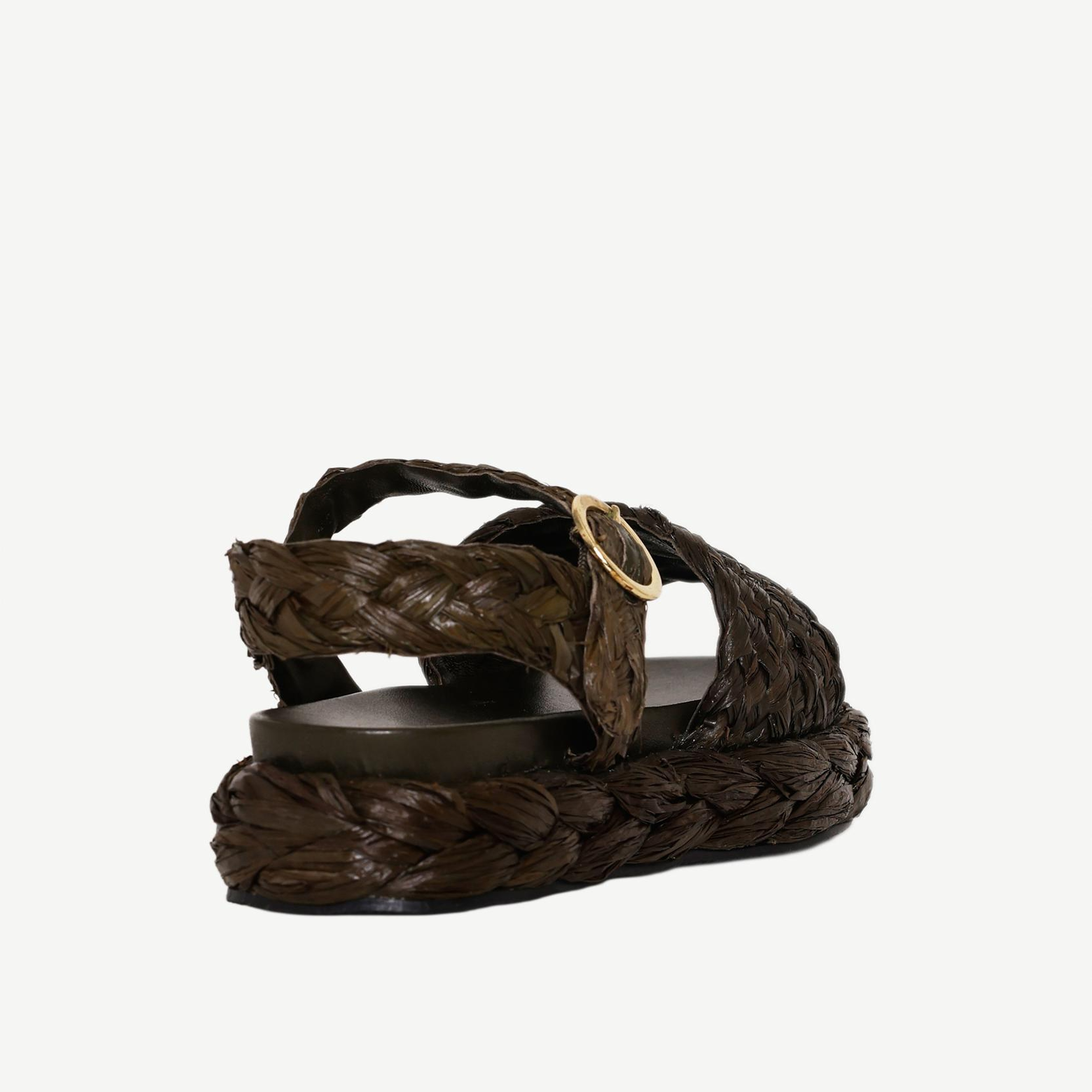 YARGICI Jüt Tabanlı Hasır Sandalet