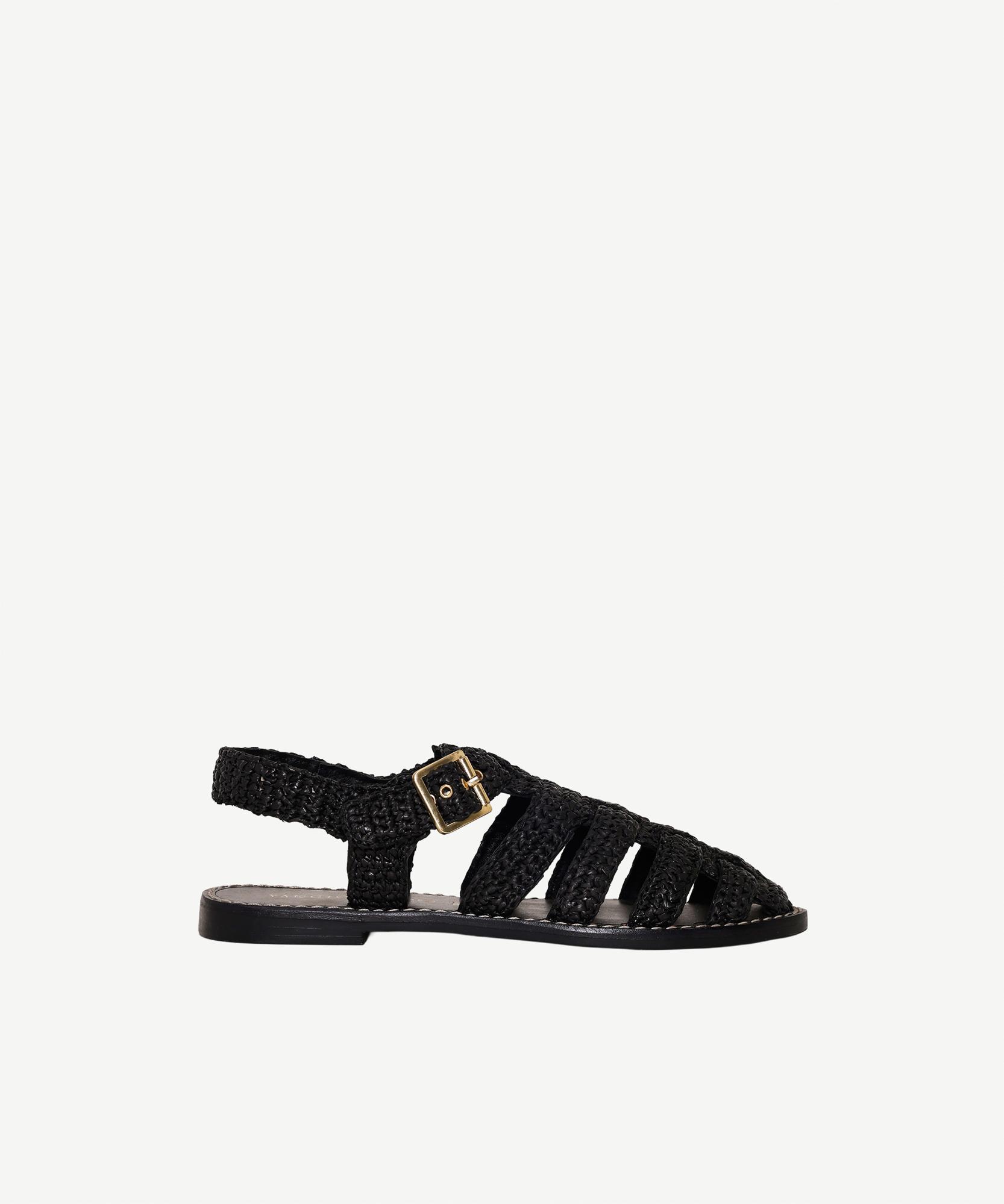 YARGICI Örgülü Hasır Balıkçı Sandaleti