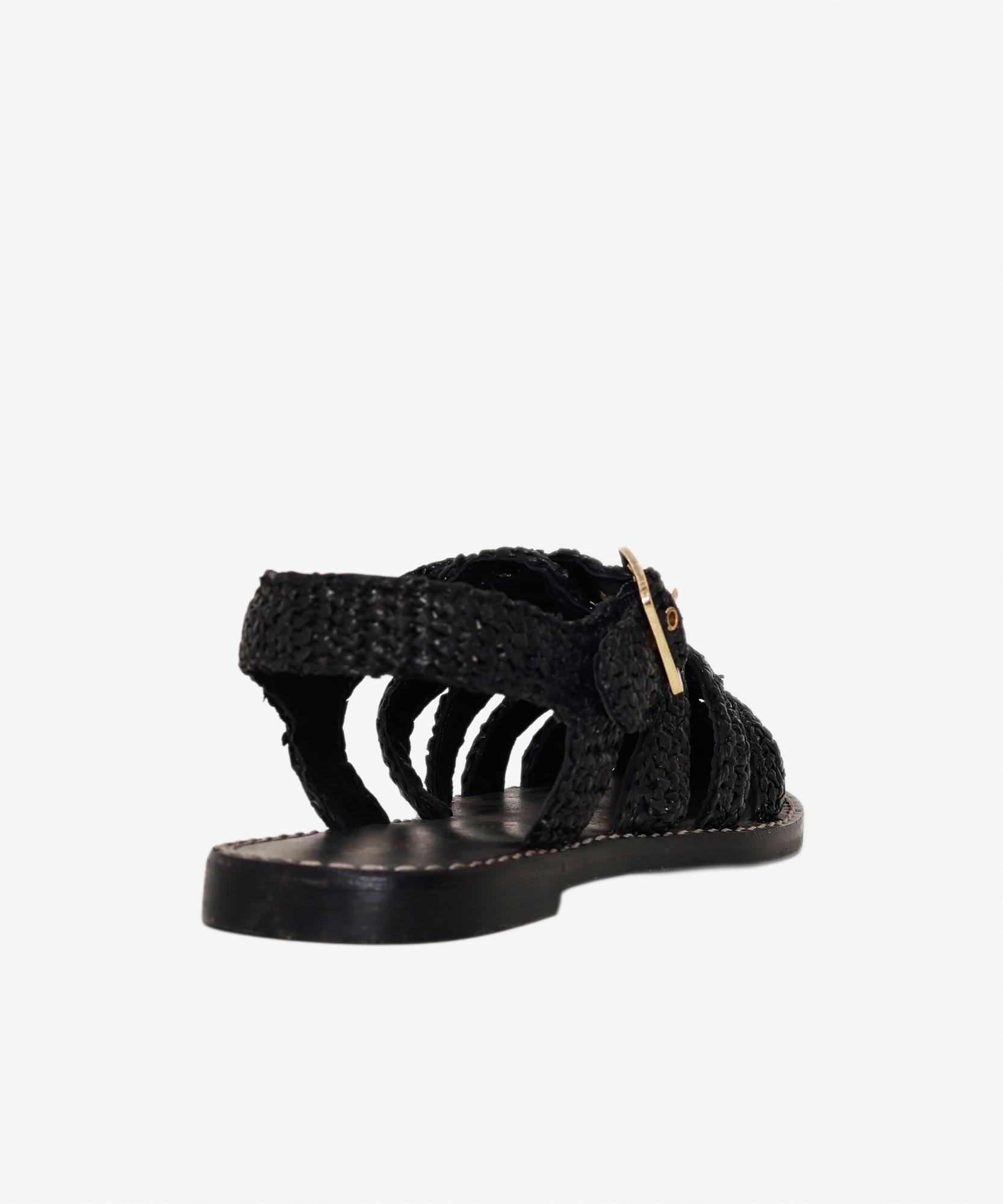 YARGICI Örgülü Hasır Balıkçı Sandaleti