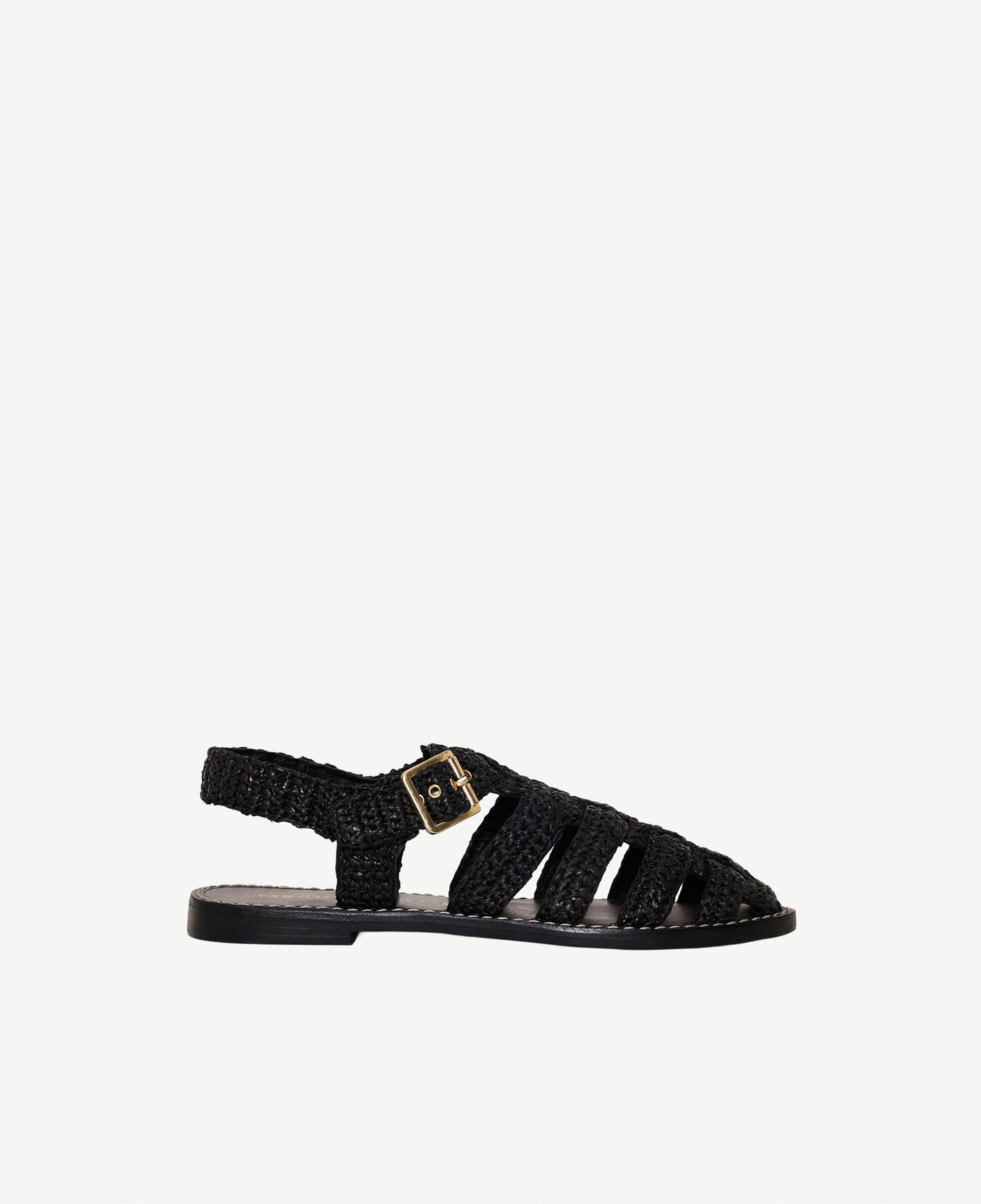 YARGICI Örgülü Hasır Balıkçı Sandaleti