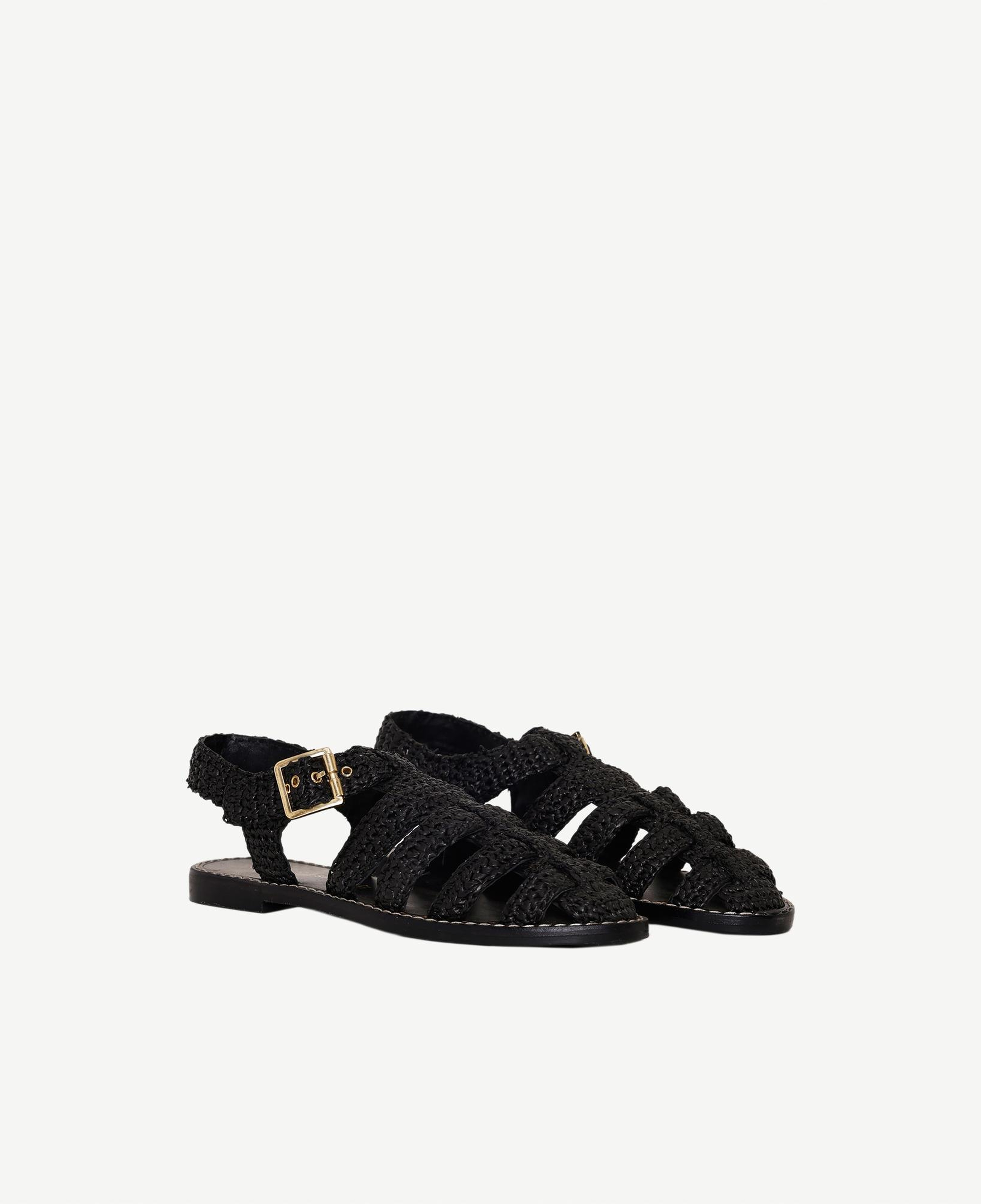 YARGICI Örgülü Hasır Balıkçı Sandaleti