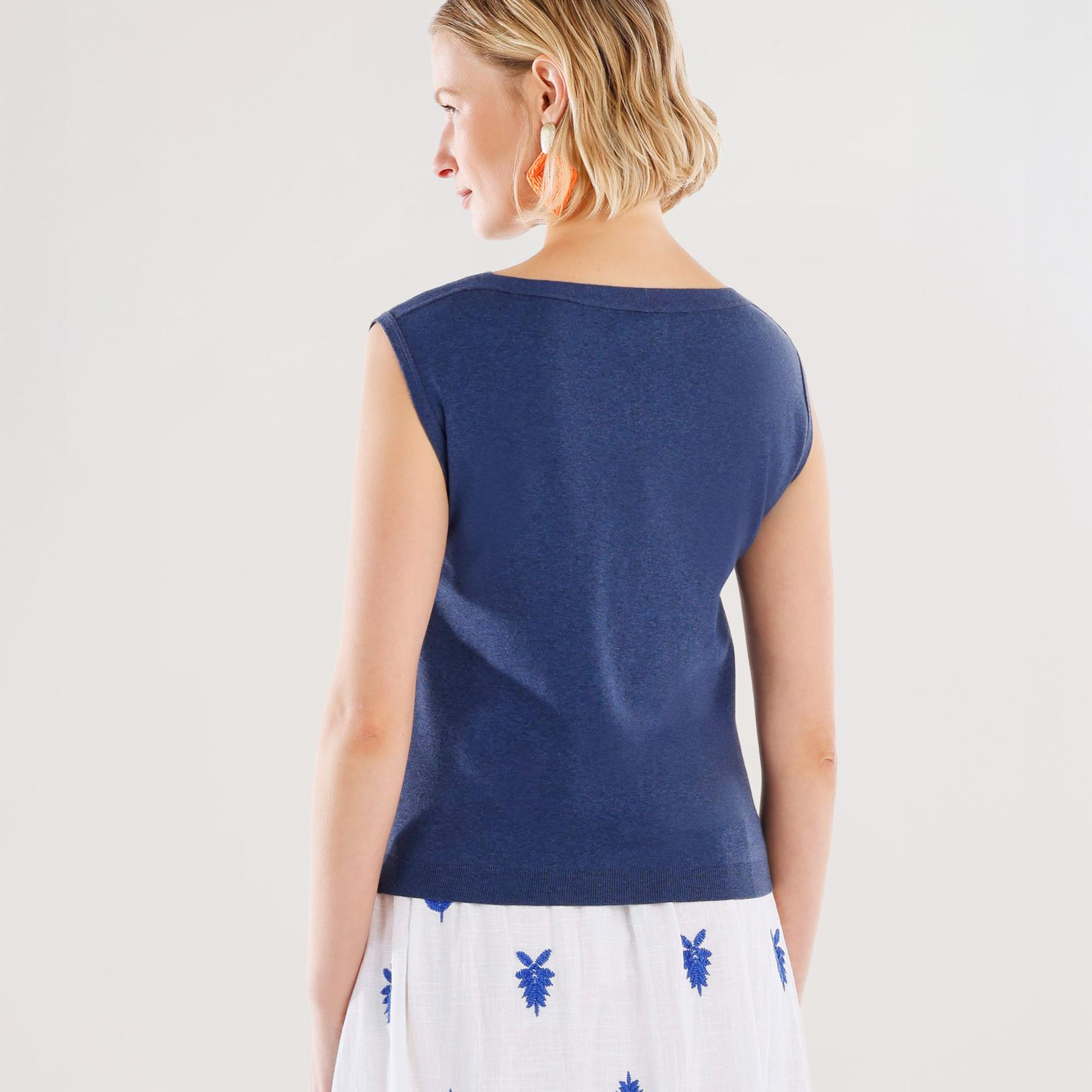 YARGICI Kayık Yaka Düşük Omuzlu Triko