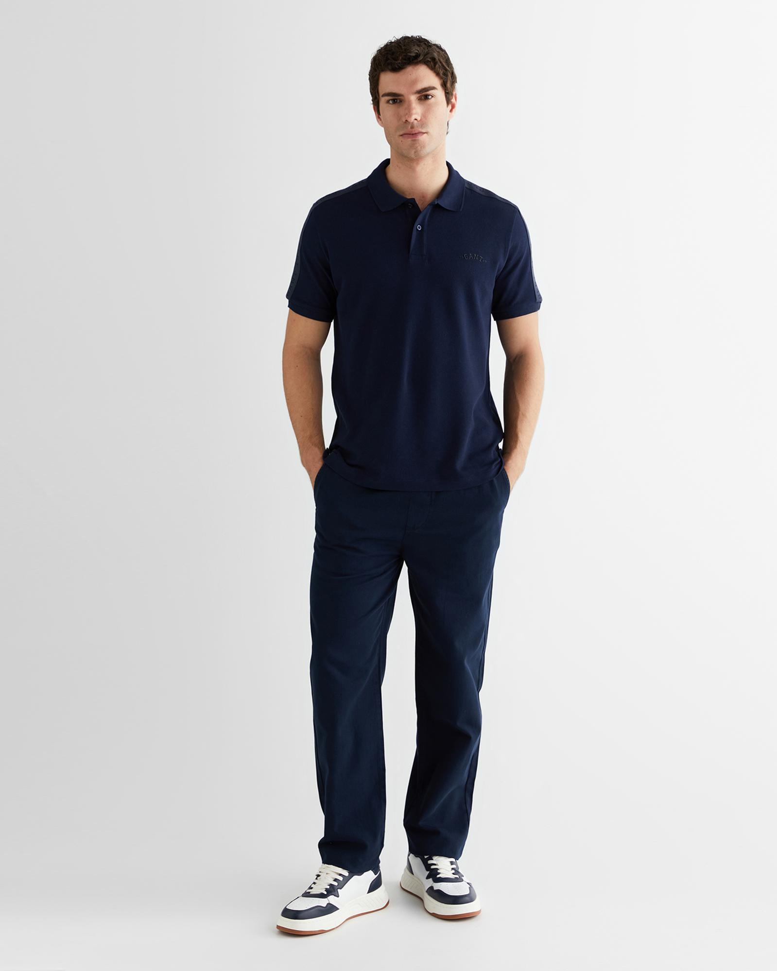 GANT Erkek Lacivert Standart Fit Pantolon