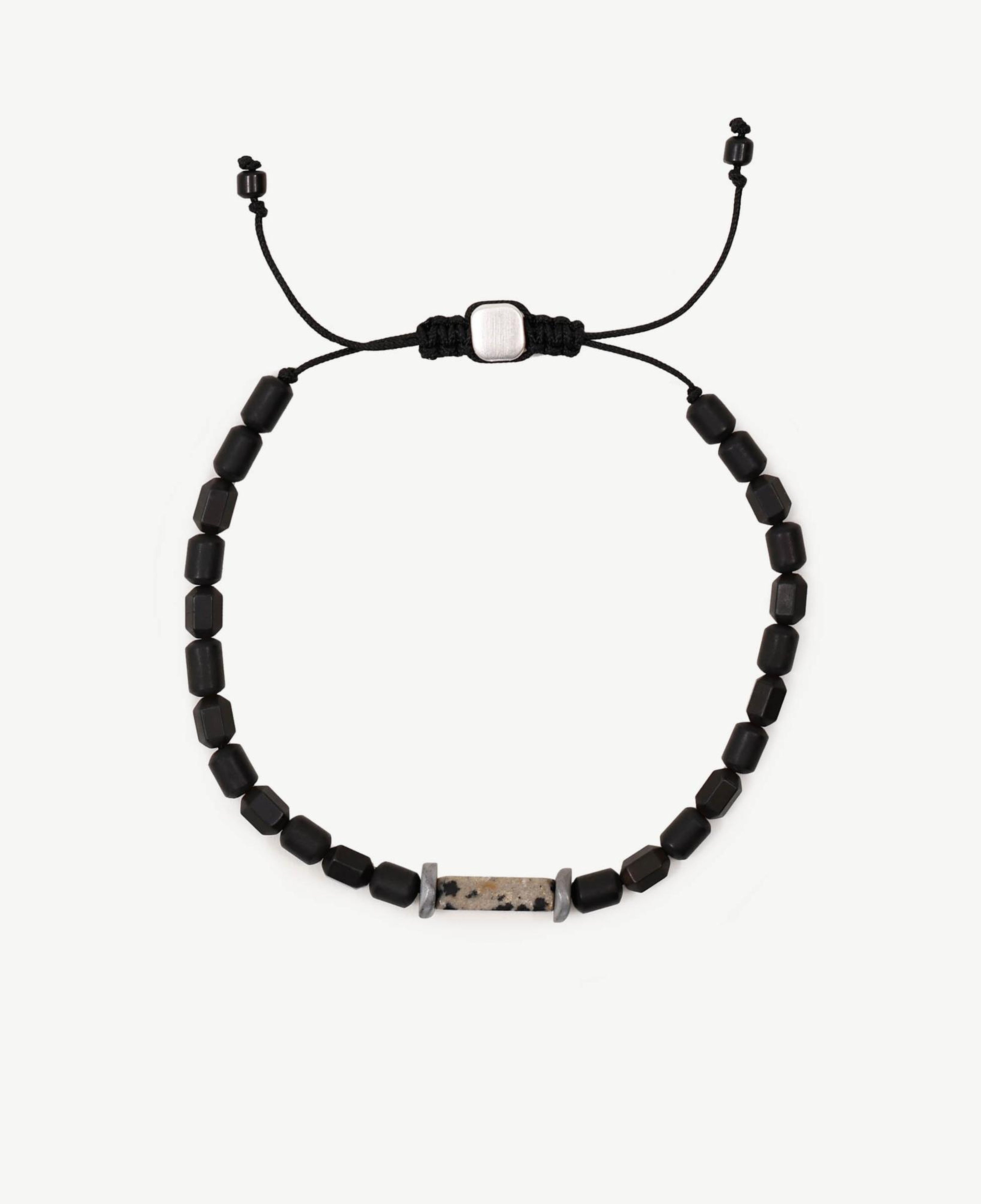 YARGICI Doğal Taş Detaylı Hematit Bileklik