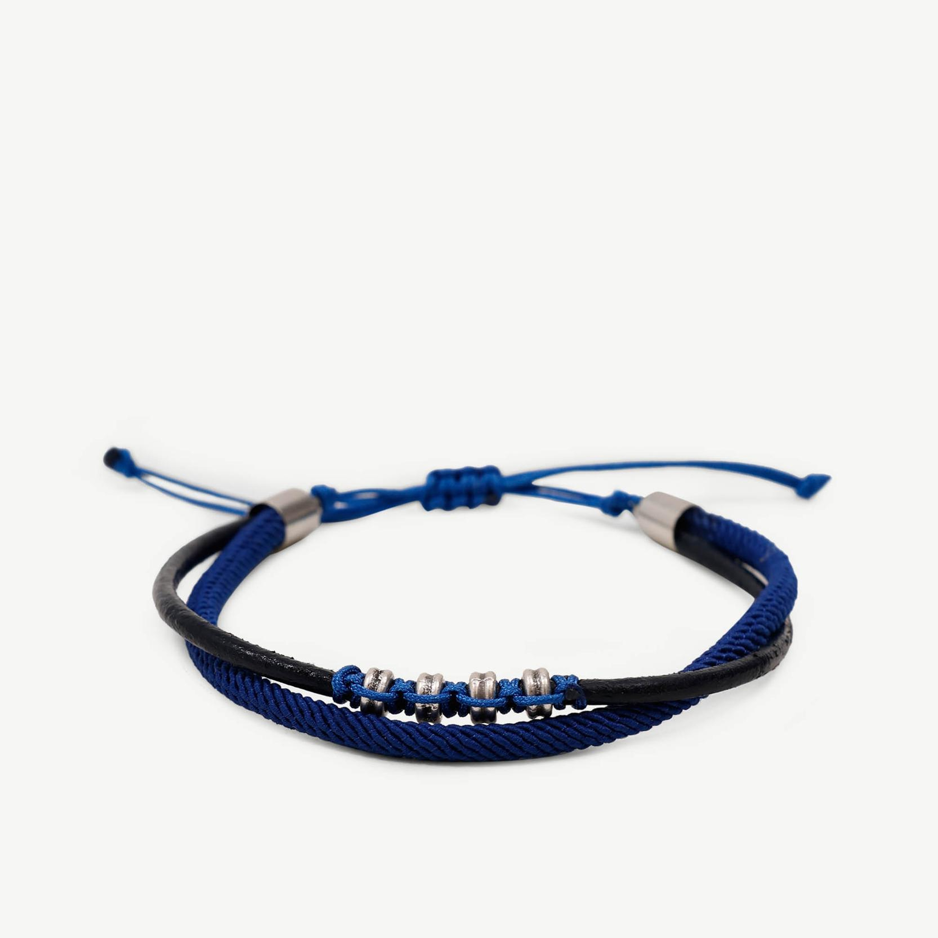 YARGICI Deri Sarmalı Paracord Bileklik