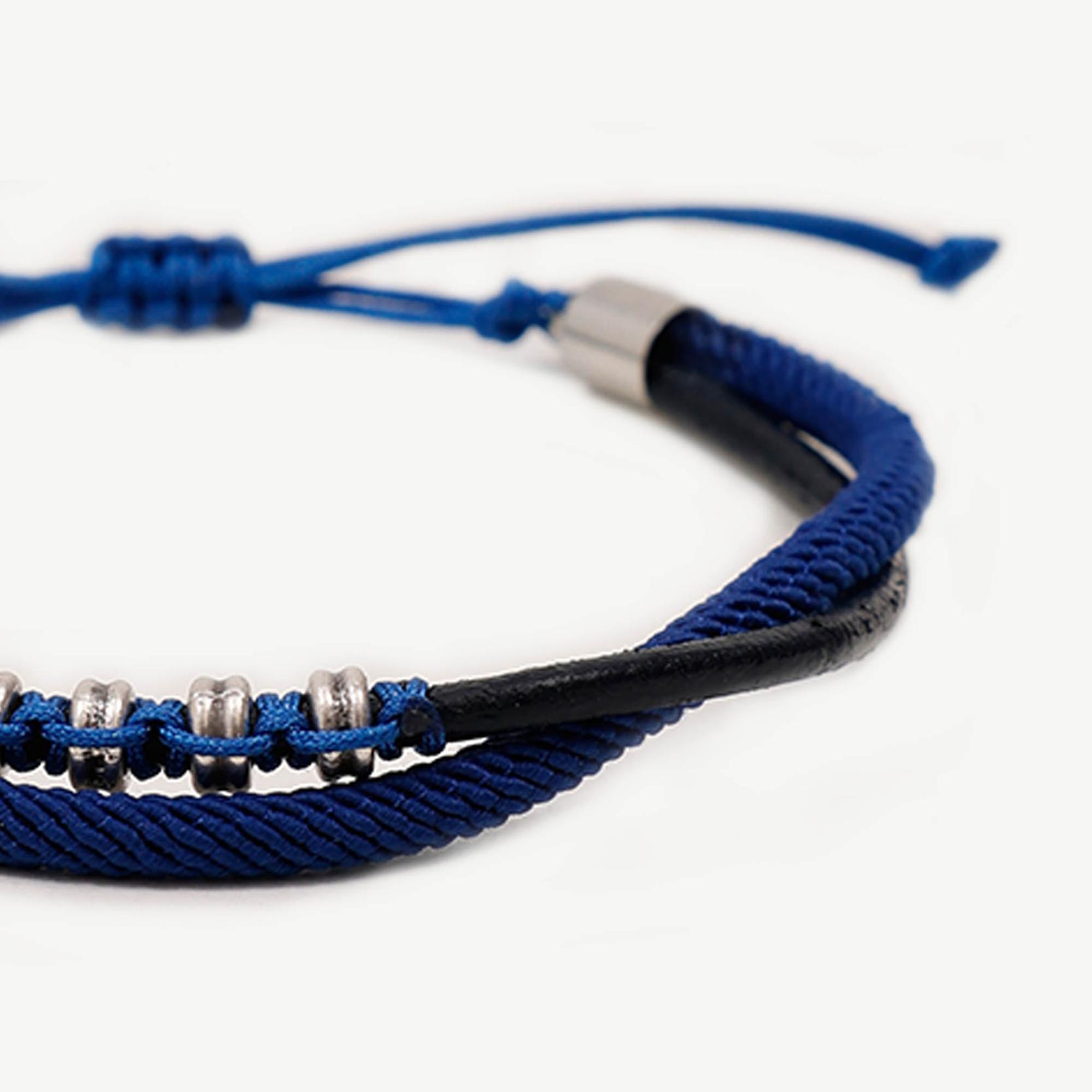 YARGICI Deri Sarmalı Paracord Bileklik