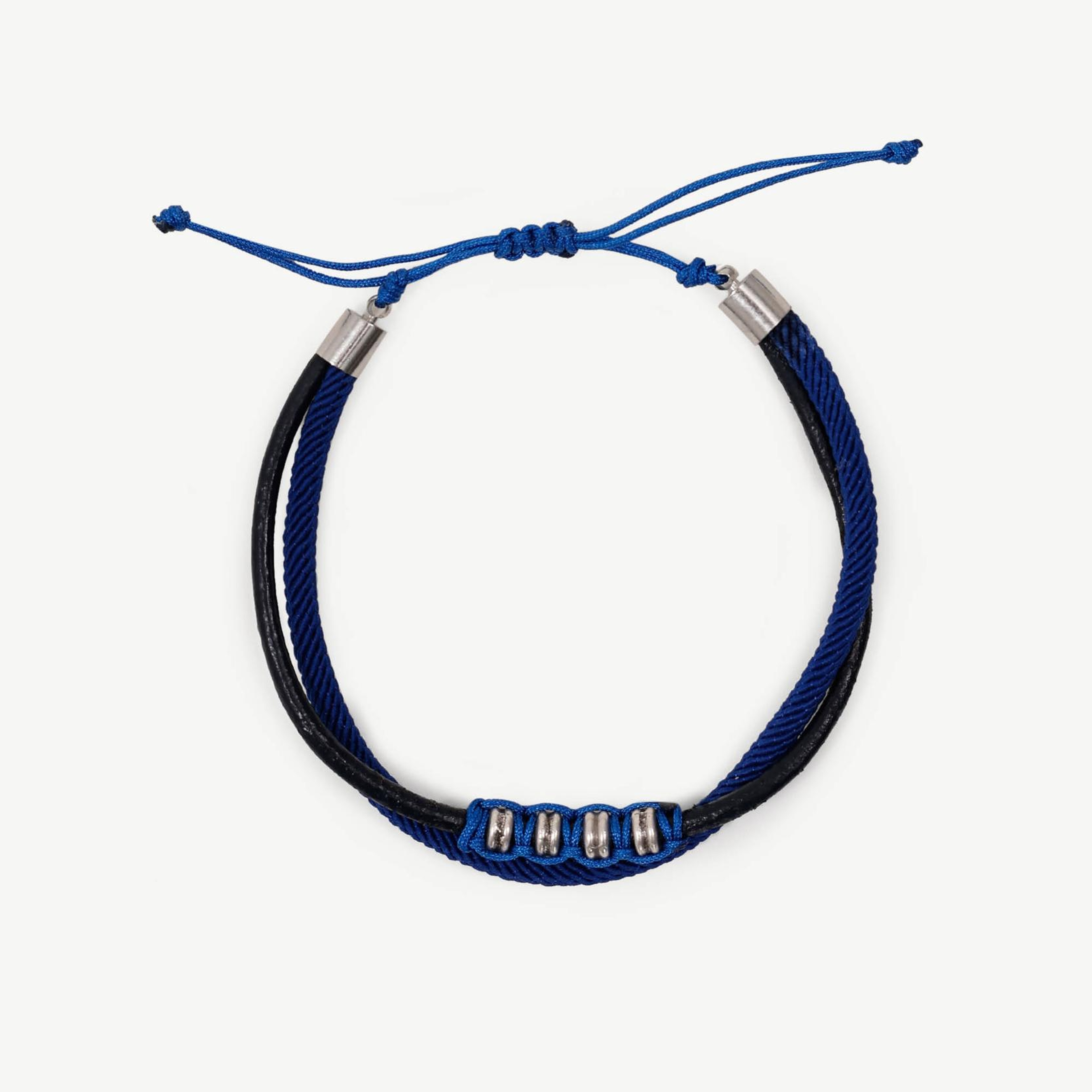 YARGICI Deri Sarmalı Paracord Bileklik