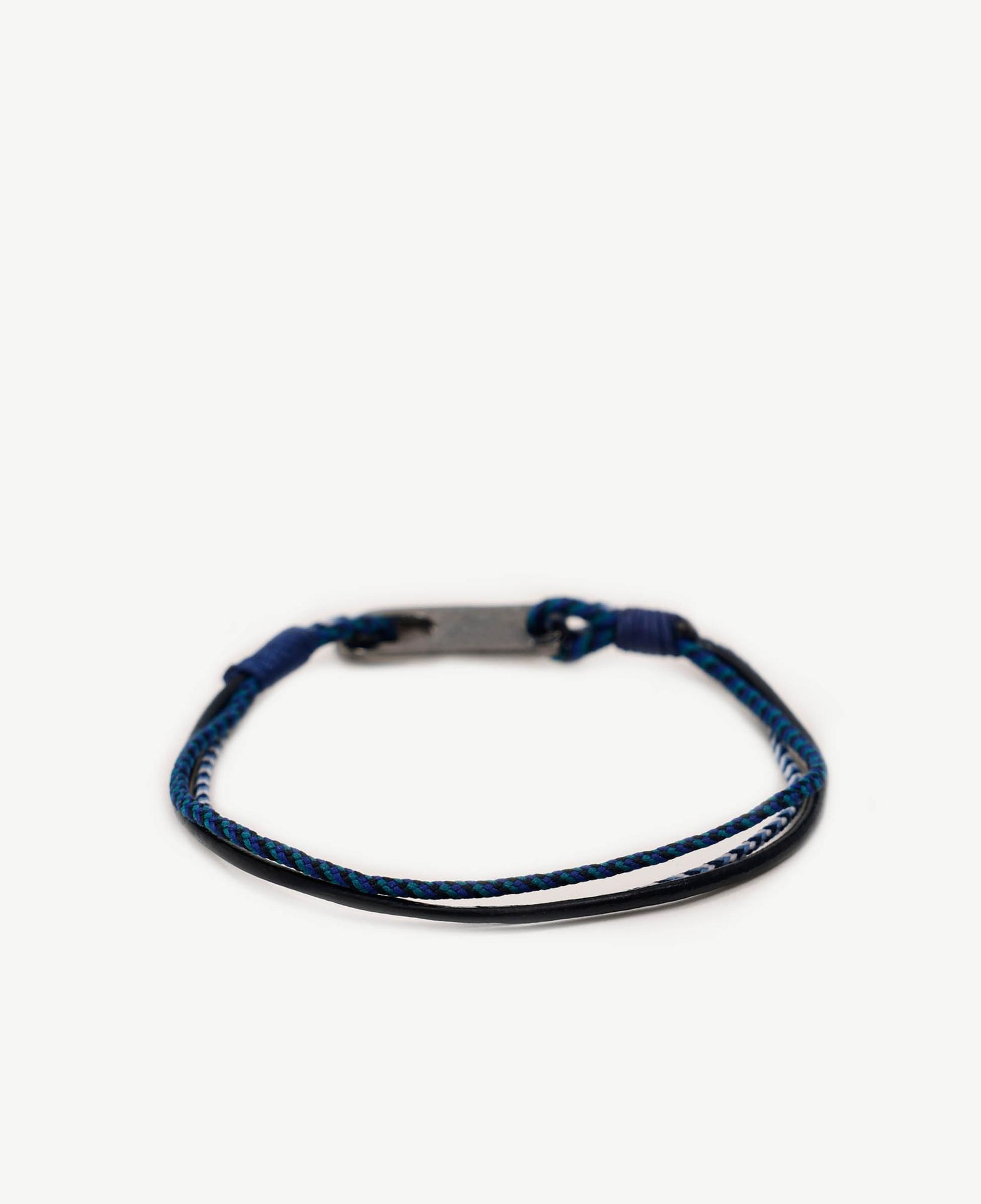 YARGICI Deri Detaylı Renkli İp Bileklik