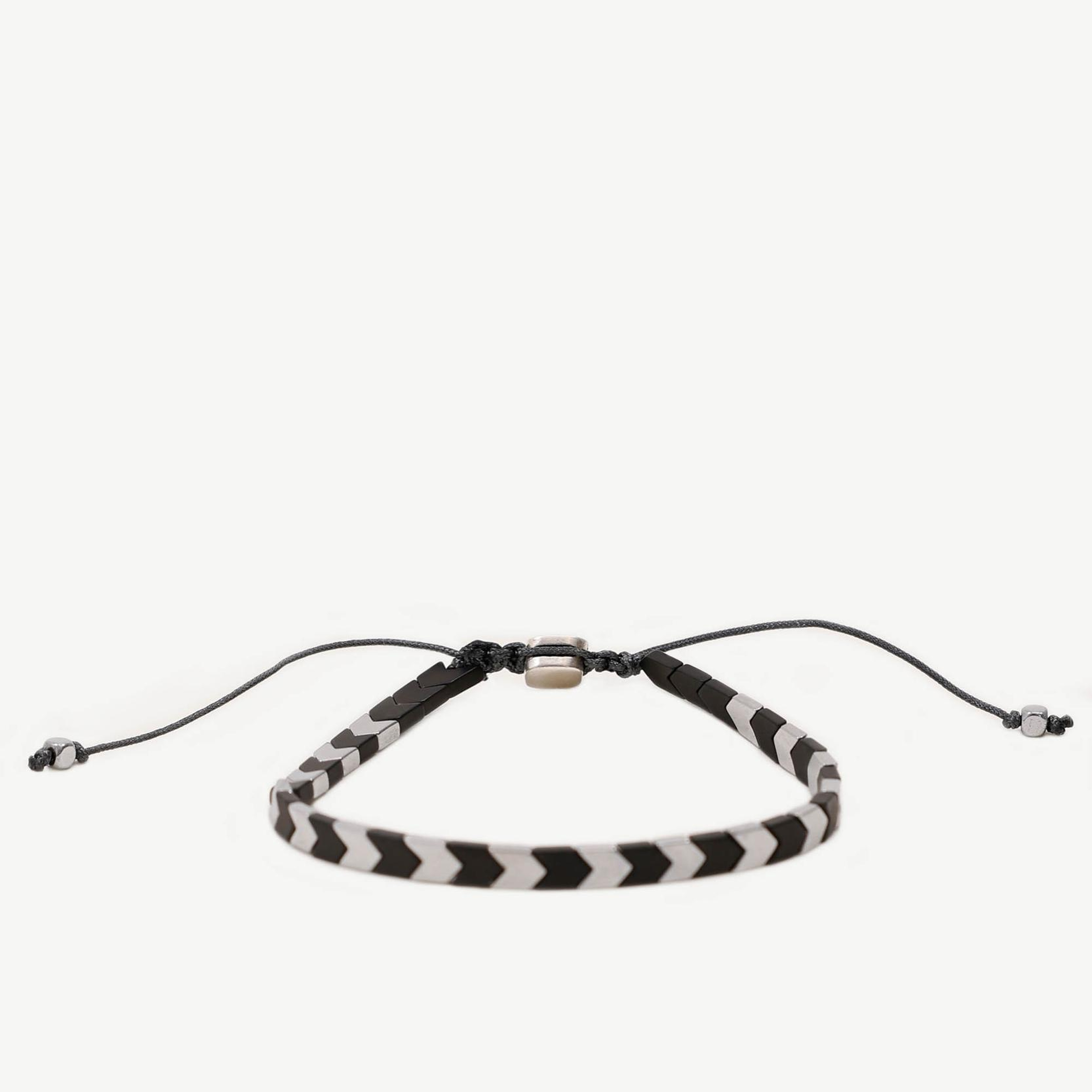 YARGICI Geometrik Formlu Hematit Bileklik