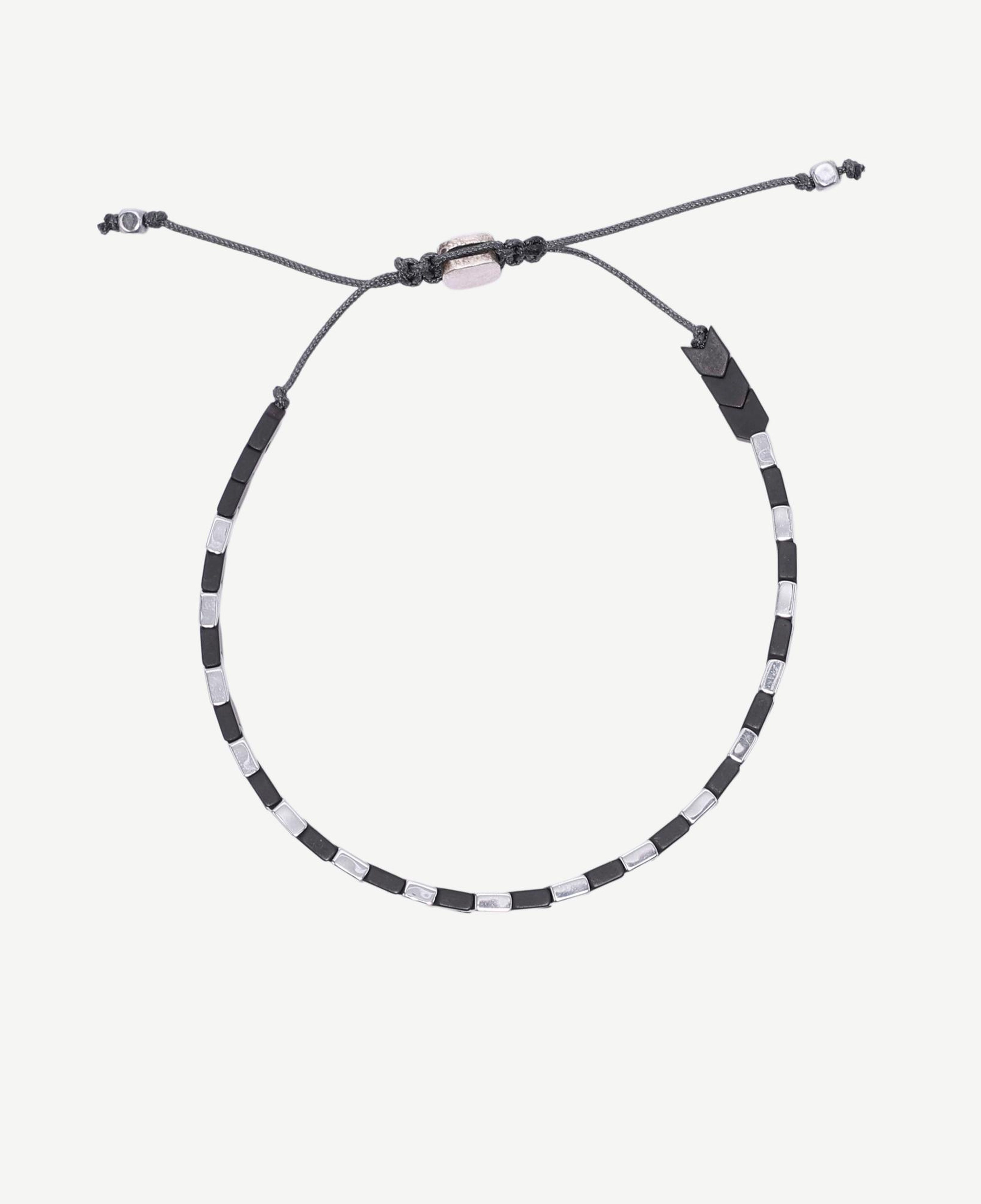 YARGICI Geometrik Formlu Hematit Bileklik