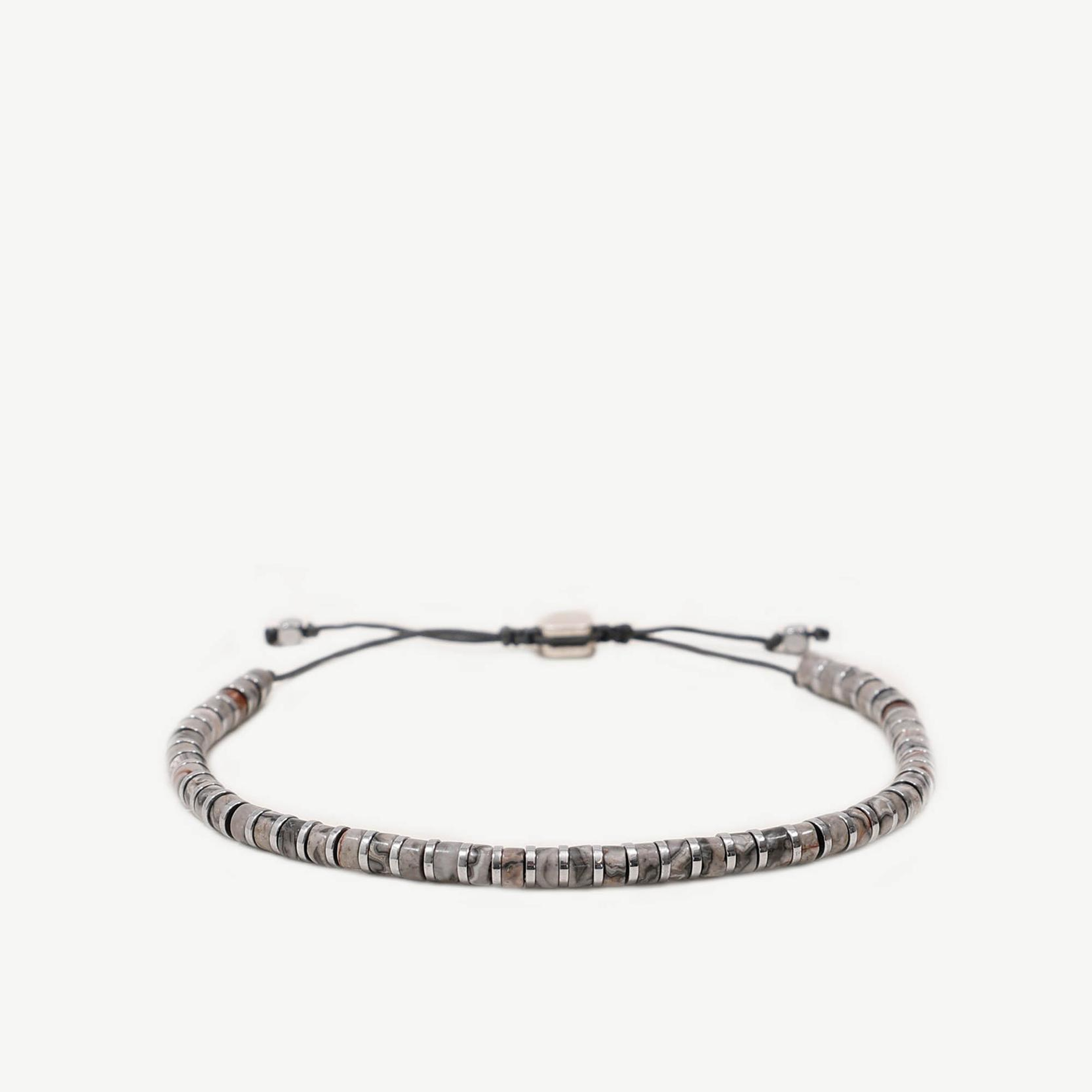 YARGICI Hematit Ve Jasper Sıralı Bileklik