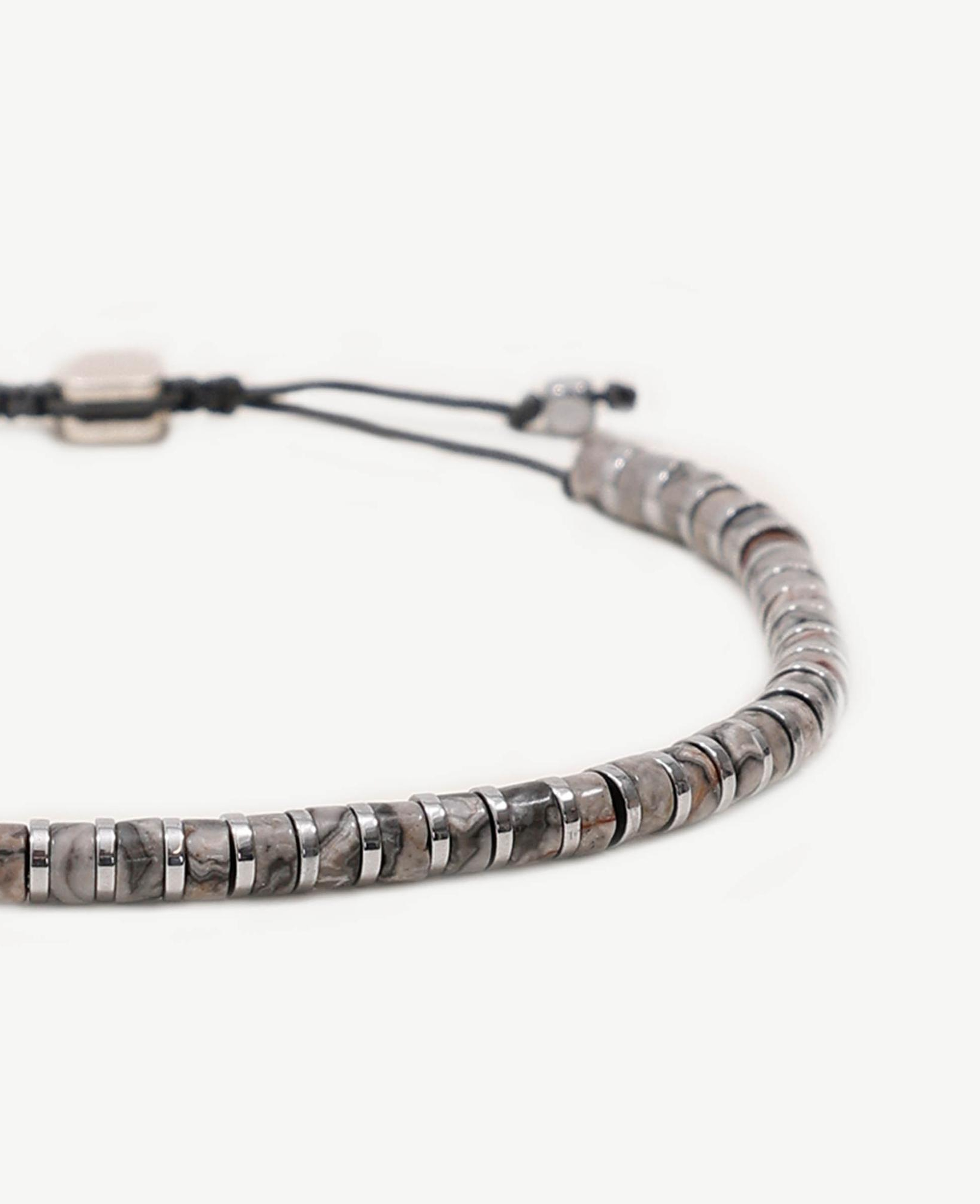 YARGICI Hematit Ve Jasper Sıralı Bileklik