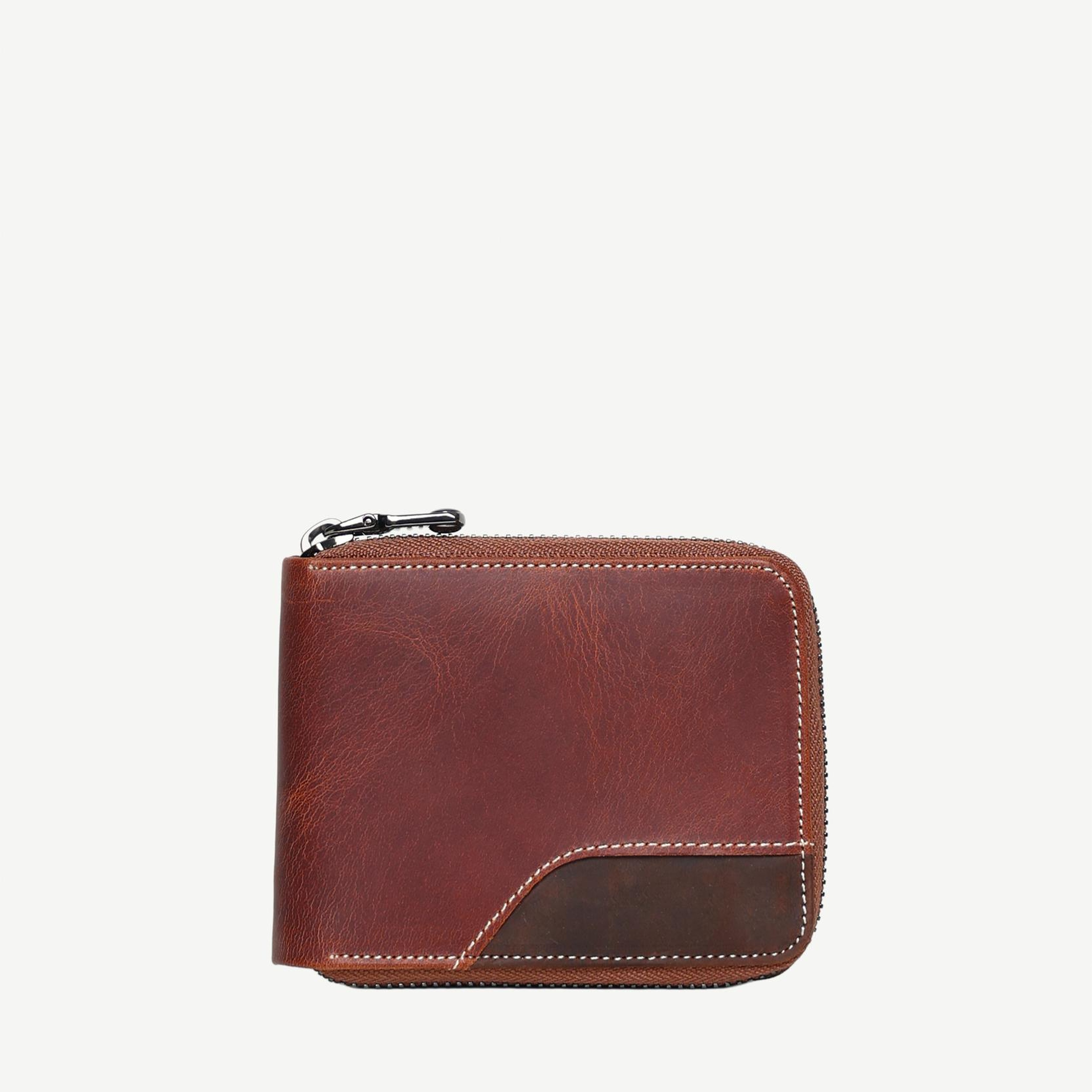YARGICI Fermuarlı Deri Cüzdan