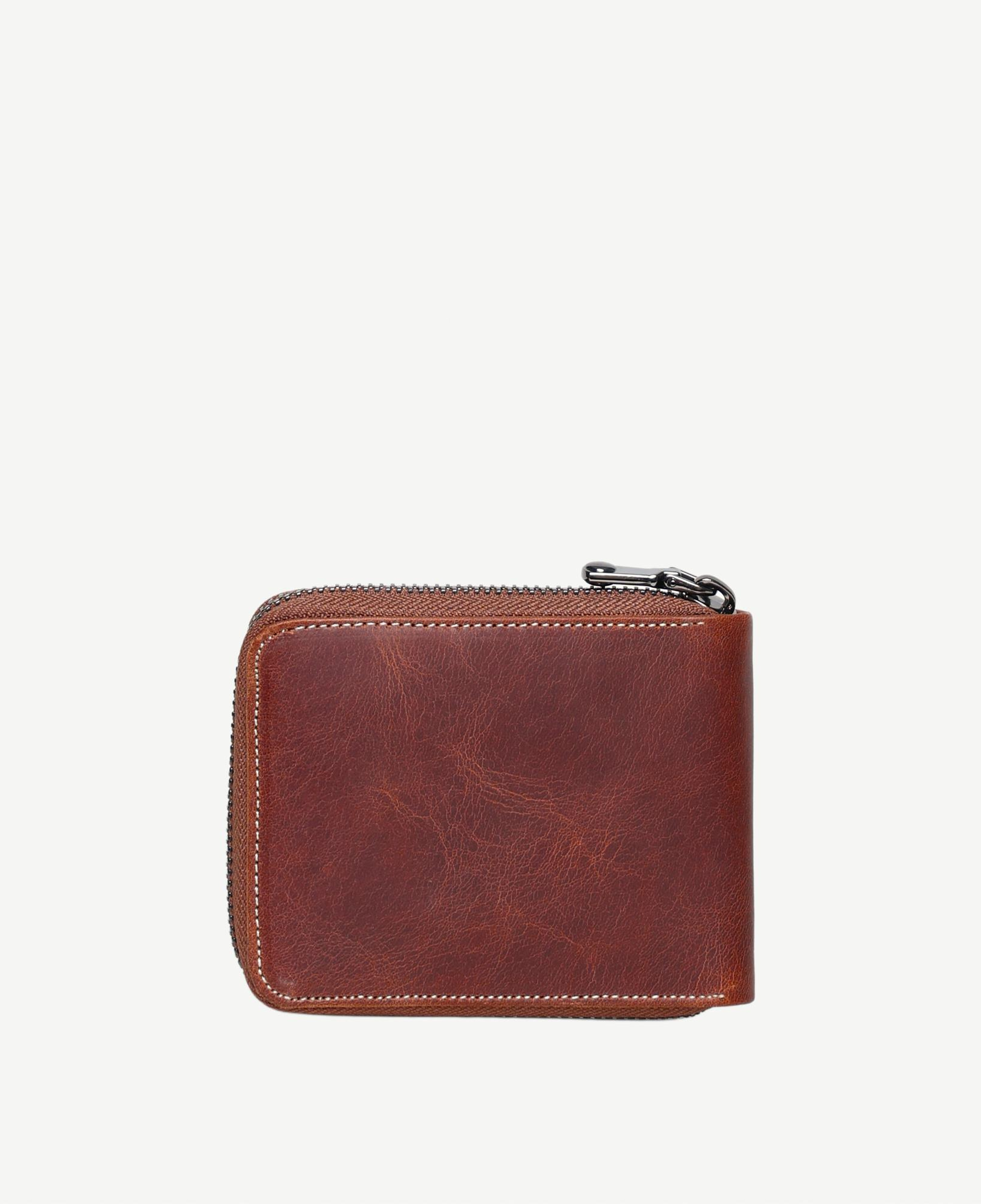 YARGICI Fermuarlı Deri Cüzdan