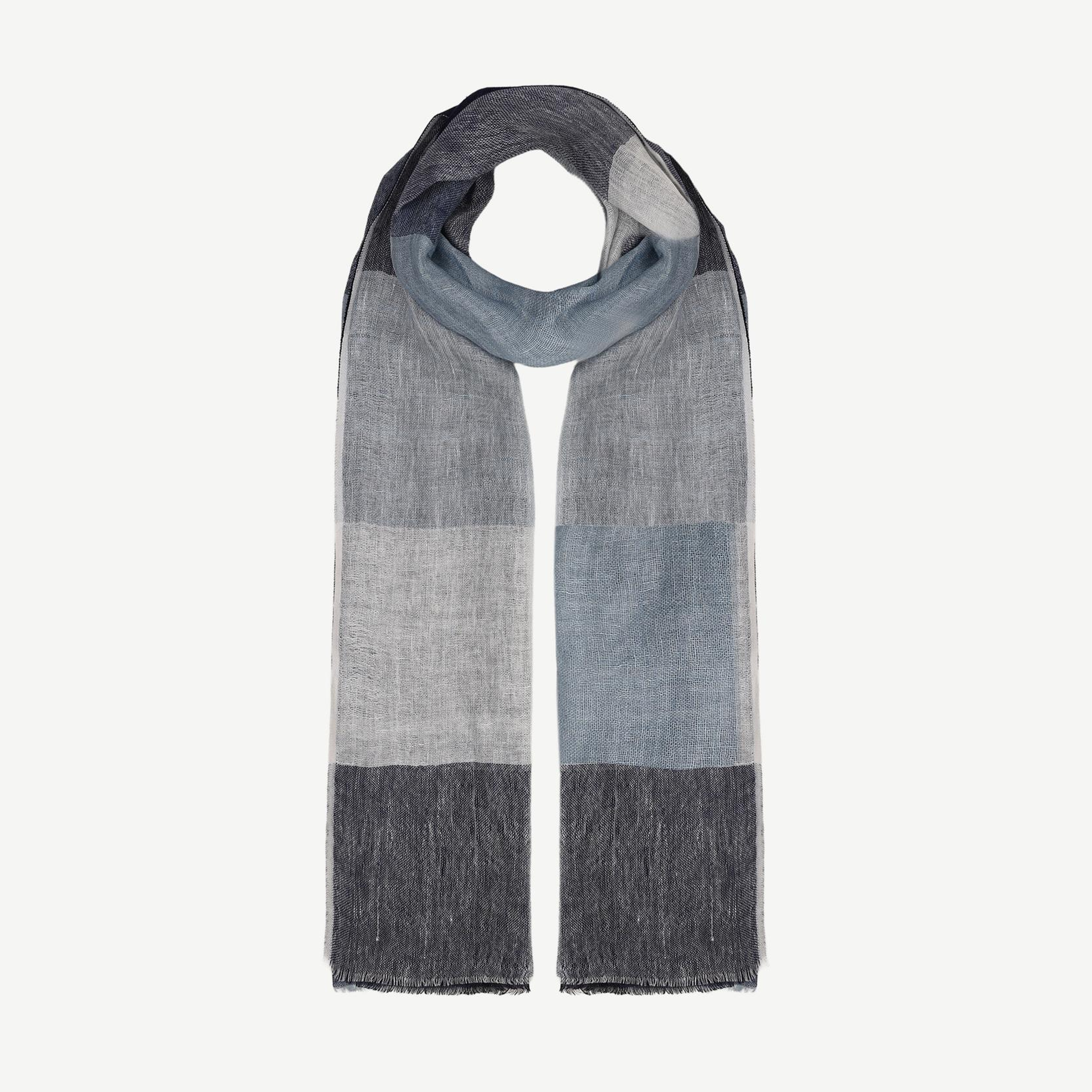 YARGICI Renk Bloklu Maskulen Şal