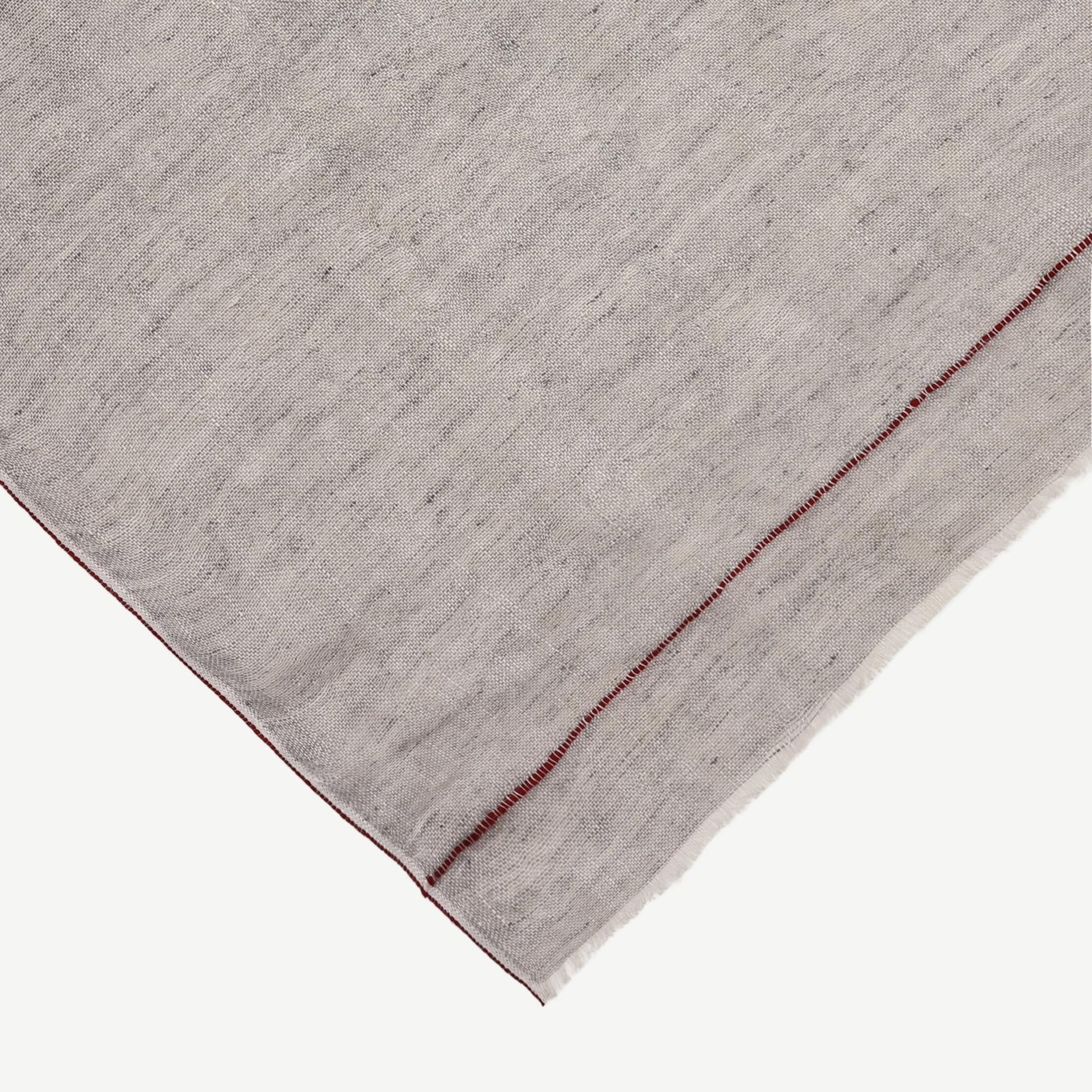 YARGICI Şerit Detaylı Maskulen Şal