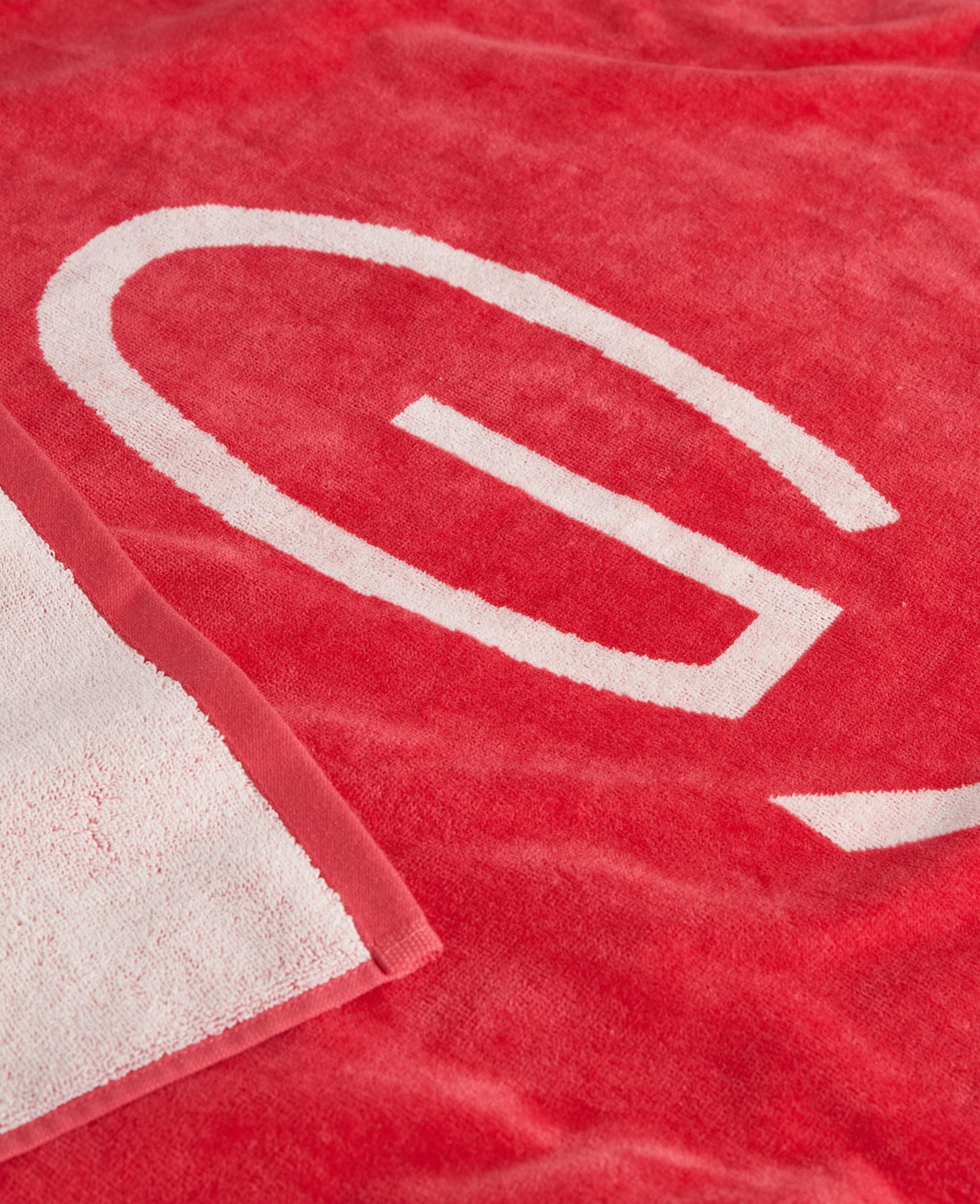 GANT Unisex Pembe Logolu Havlu