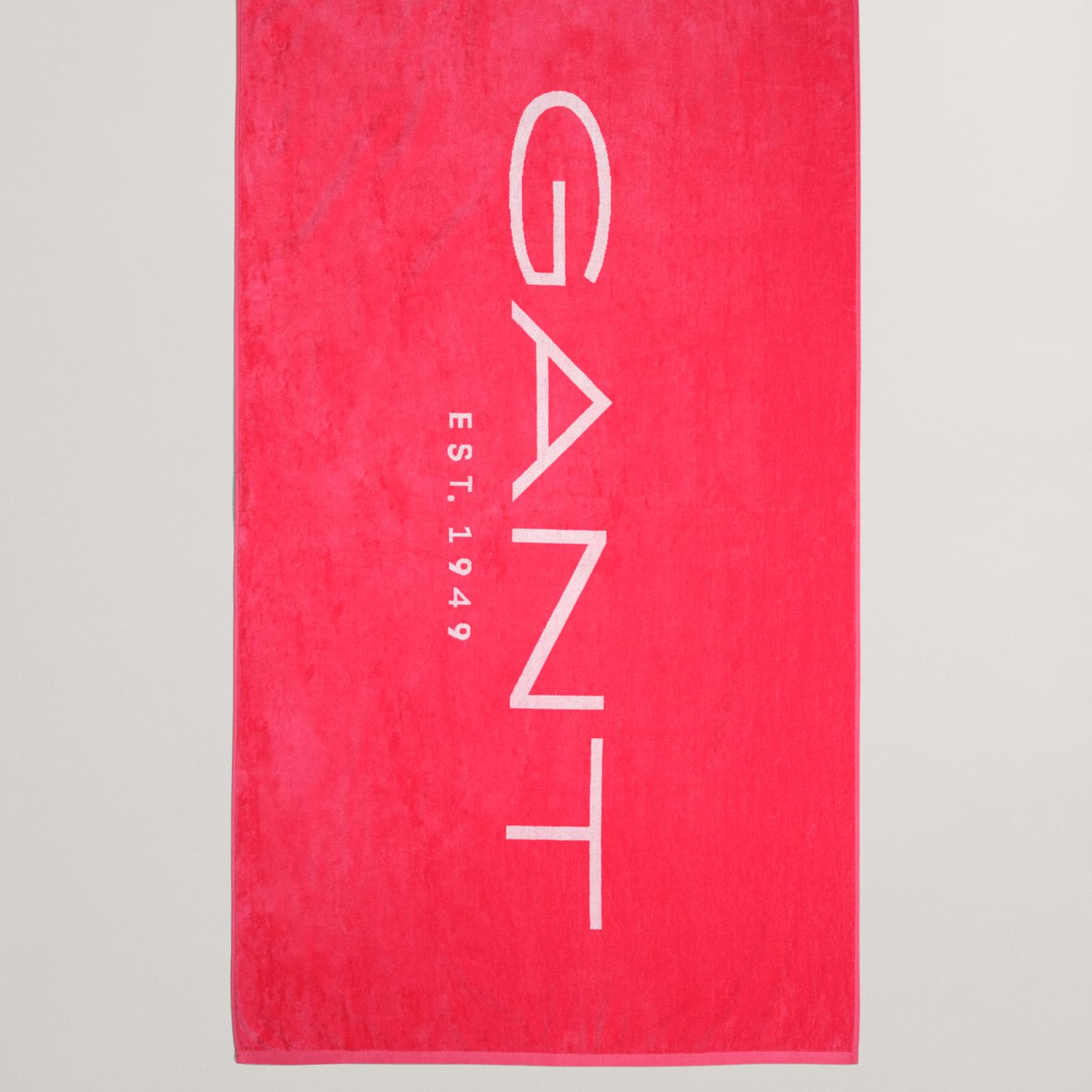 GANT Unisex Pembe Logolu Havlu