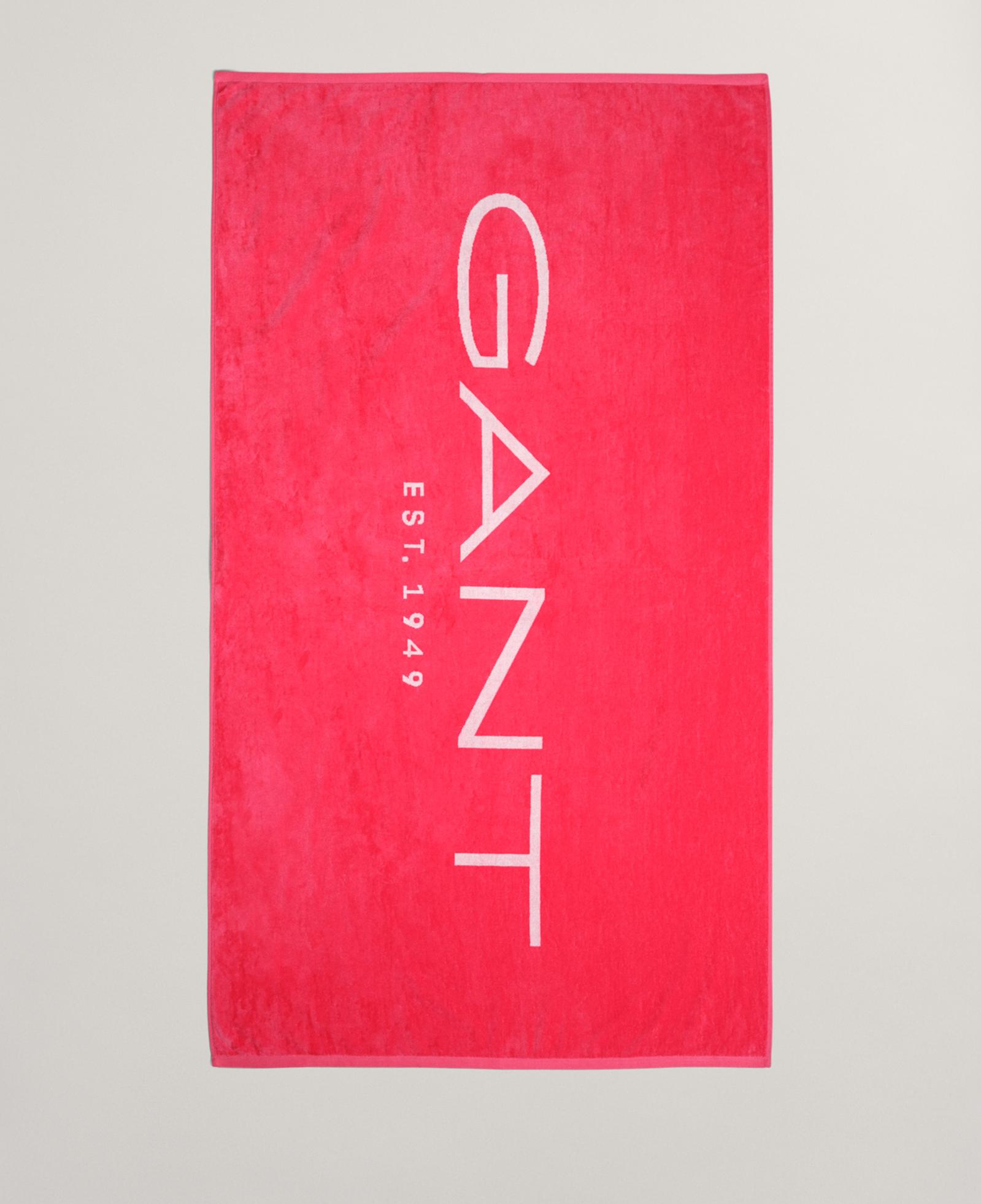 GANT Unisex Pembe Logolu Havlu
