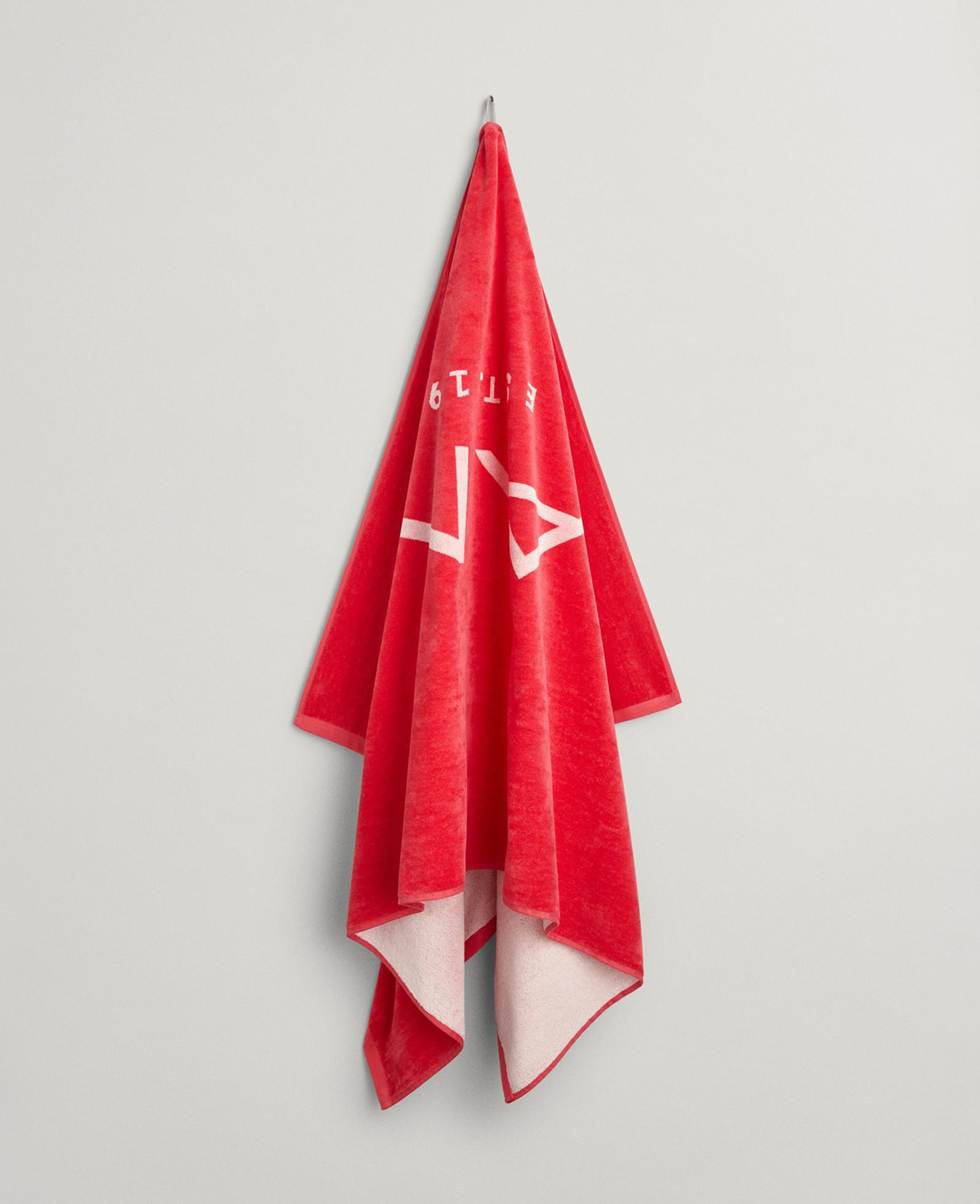 GANT Unisex Pembe Logolu Havlu