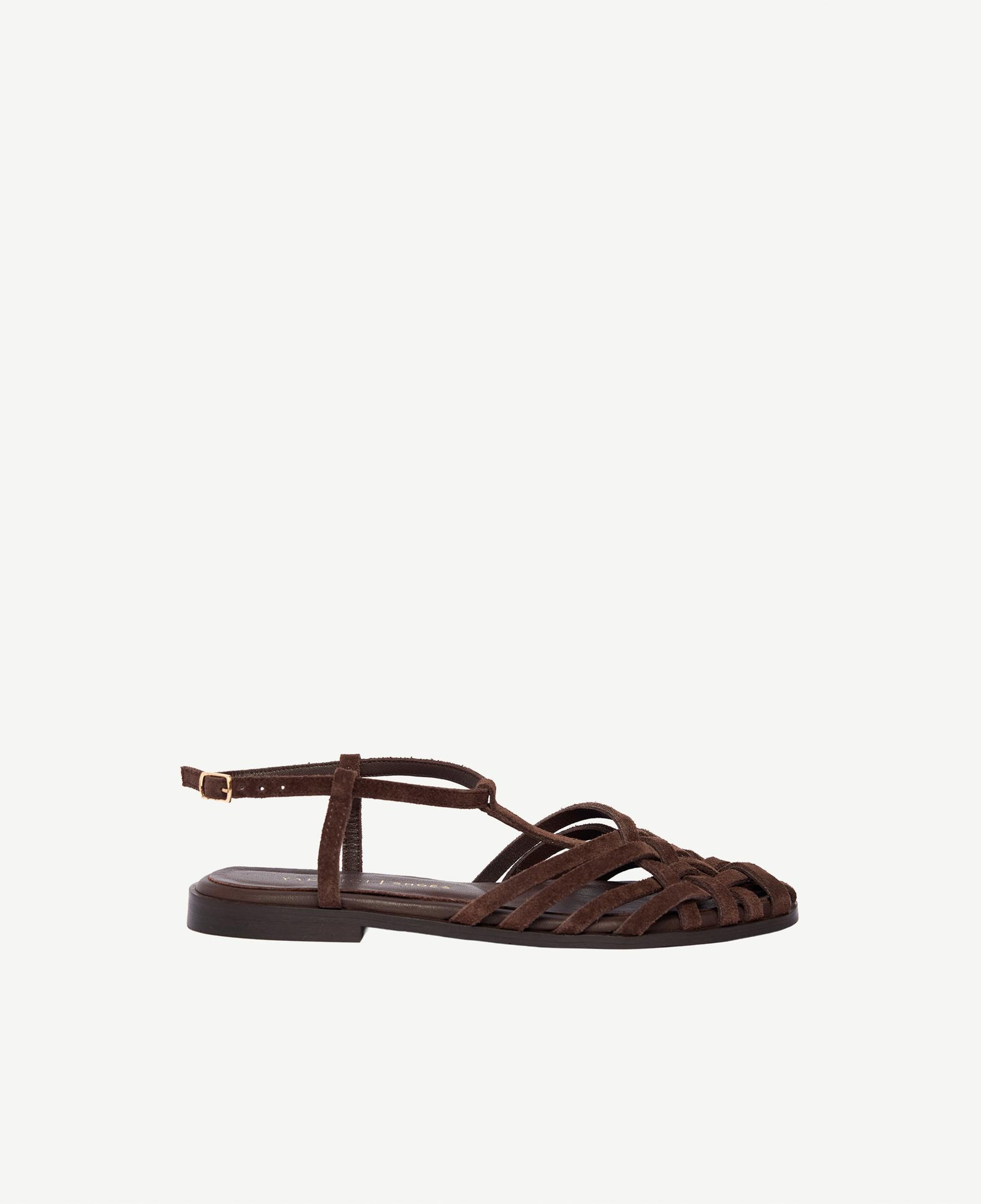 YARGICI Önü Kafesli Arkası Açık Süet Ayakkabı