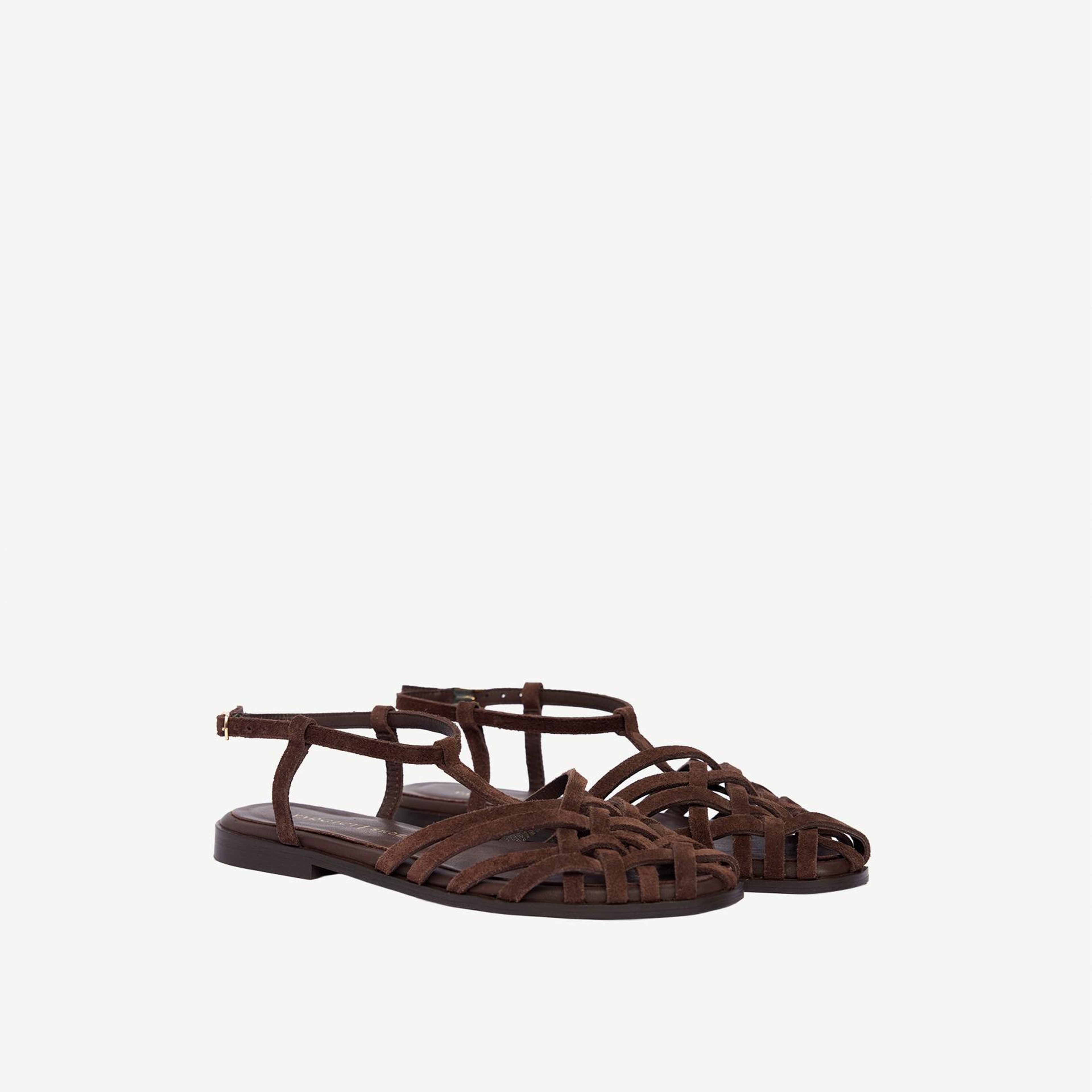 YARGICI Önü Kafesli Arkası Açık Süet Ayakkabı