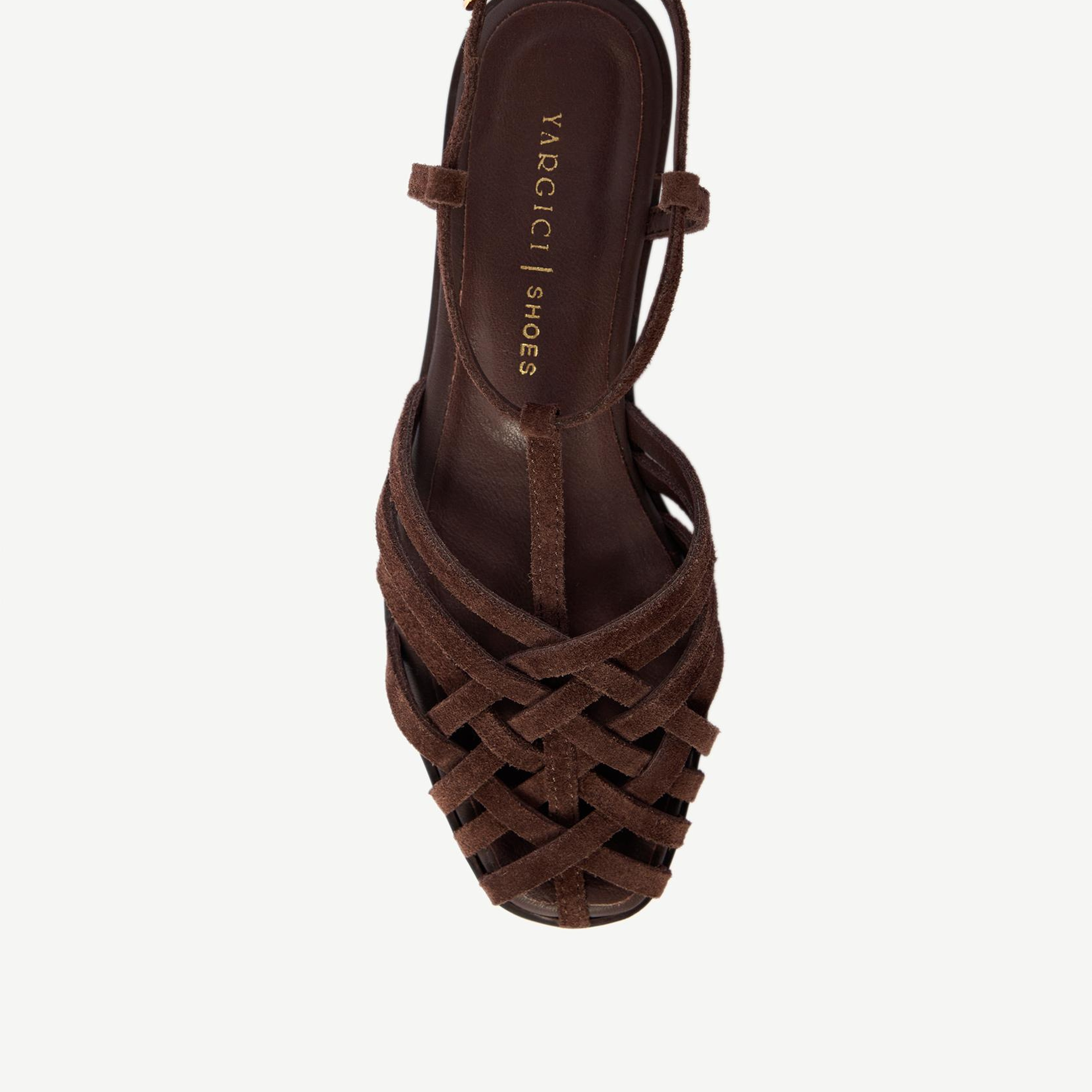 YARGICI Önü Kafesli Arkası Açık Süet Ayakkabı