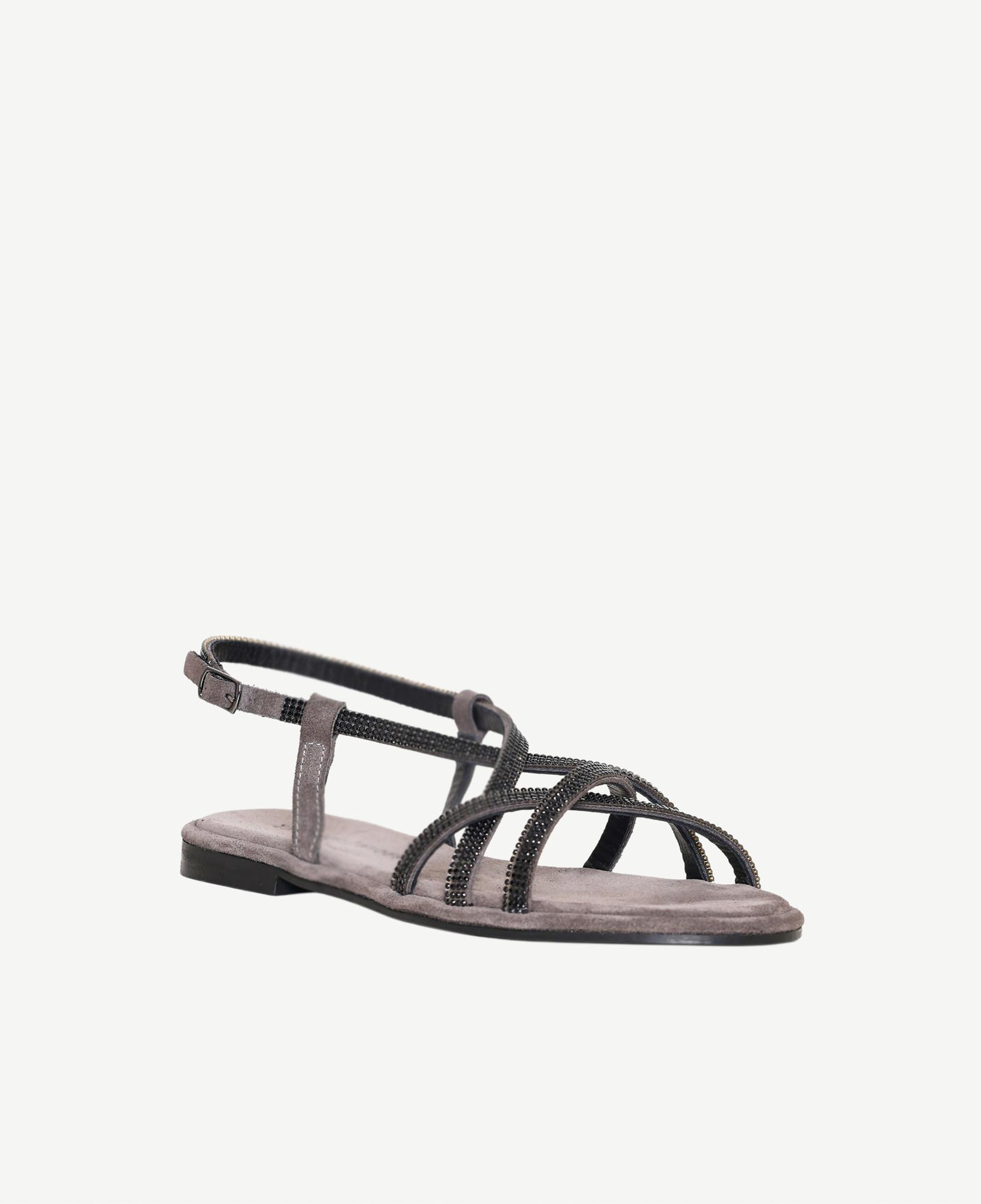 YARGICI Straslı Süet Sandalet