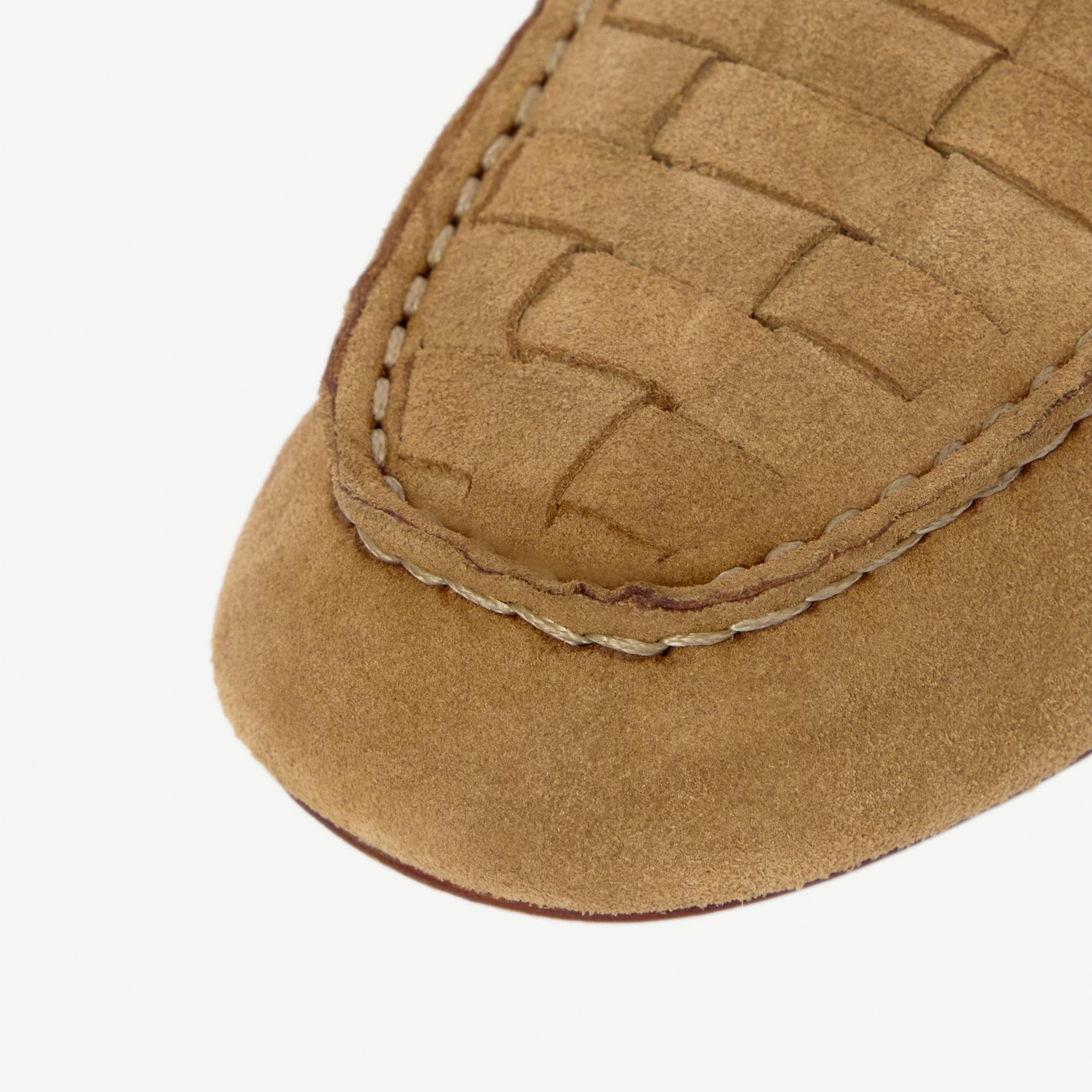 YARGICI Örgü Detaylı Süet Loafer