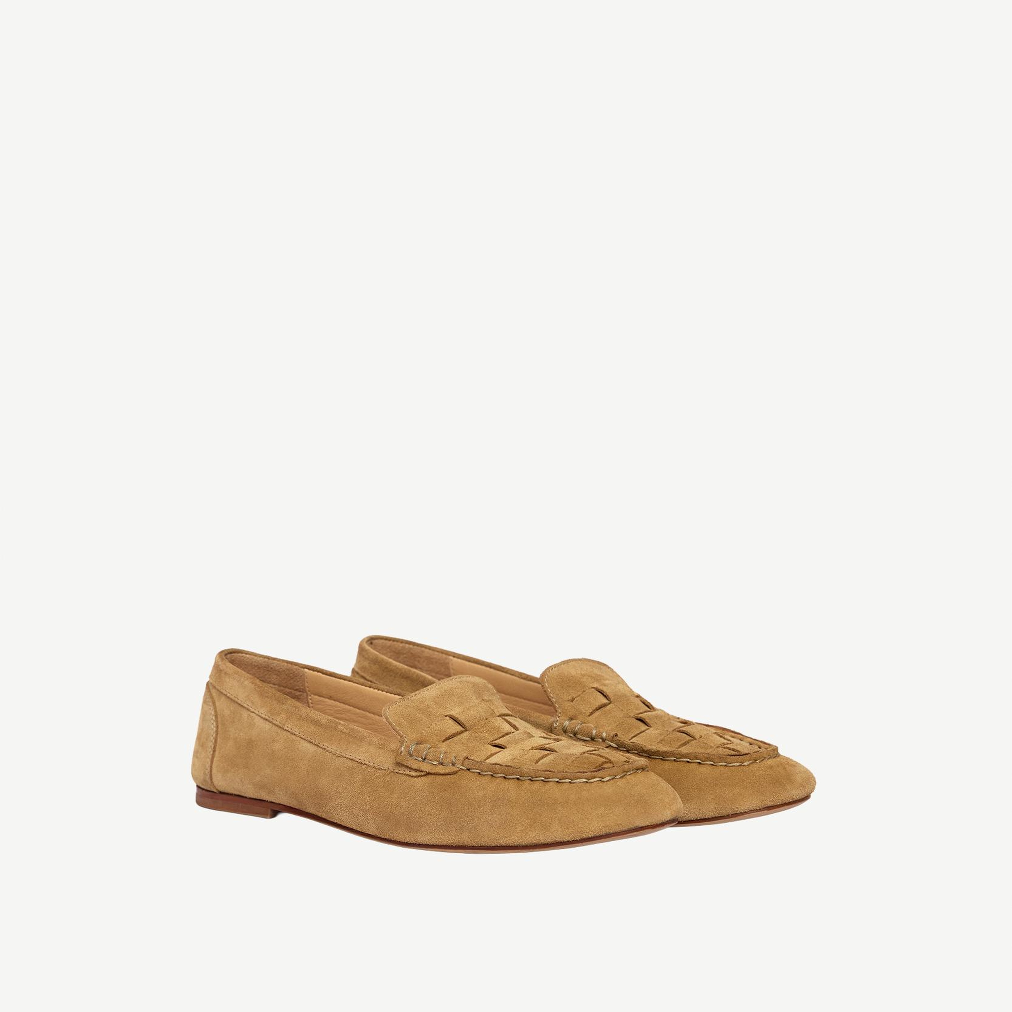 YARGICI Örgü Detaylı Süet Loafer